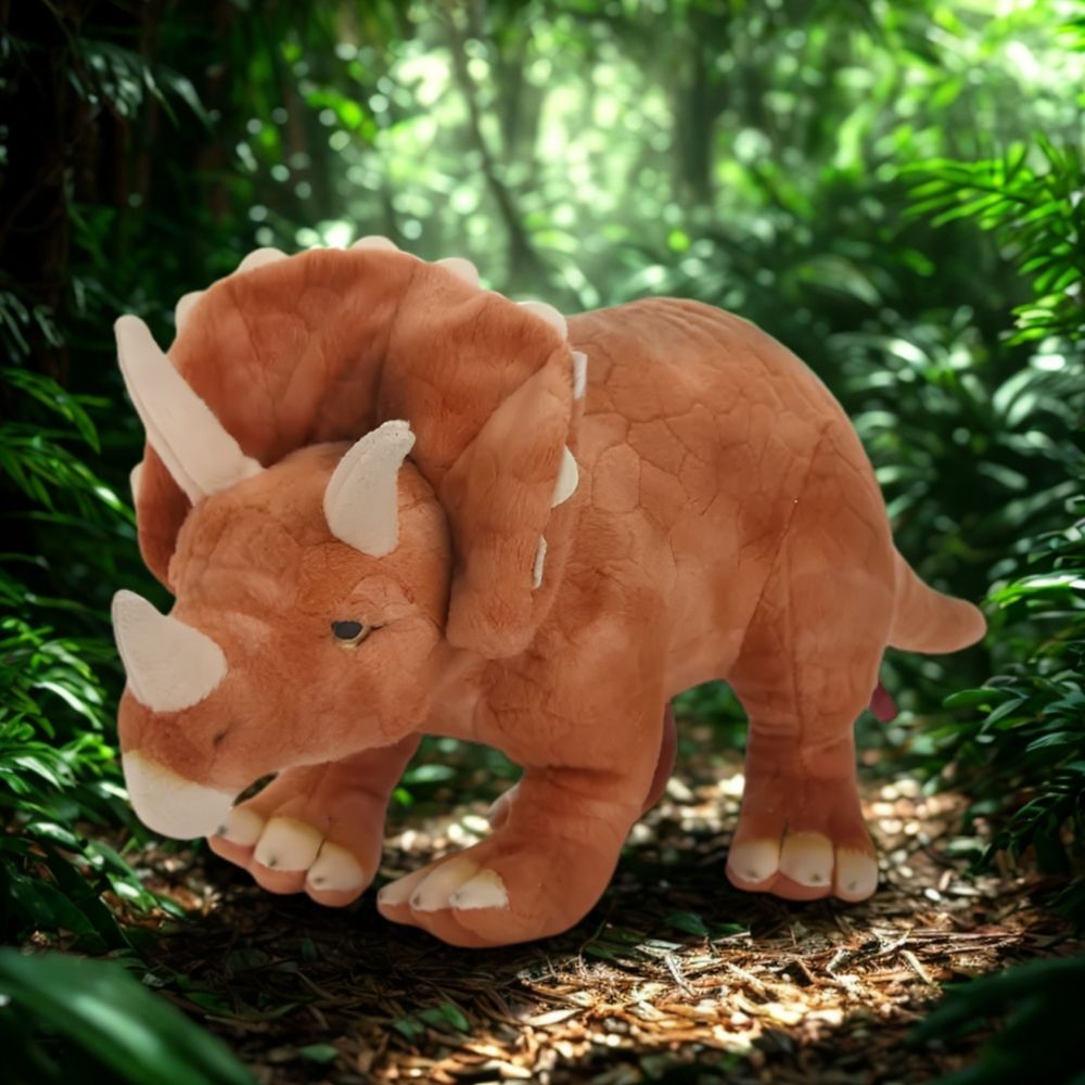 HAMLEYS Peluche Triceratops suave