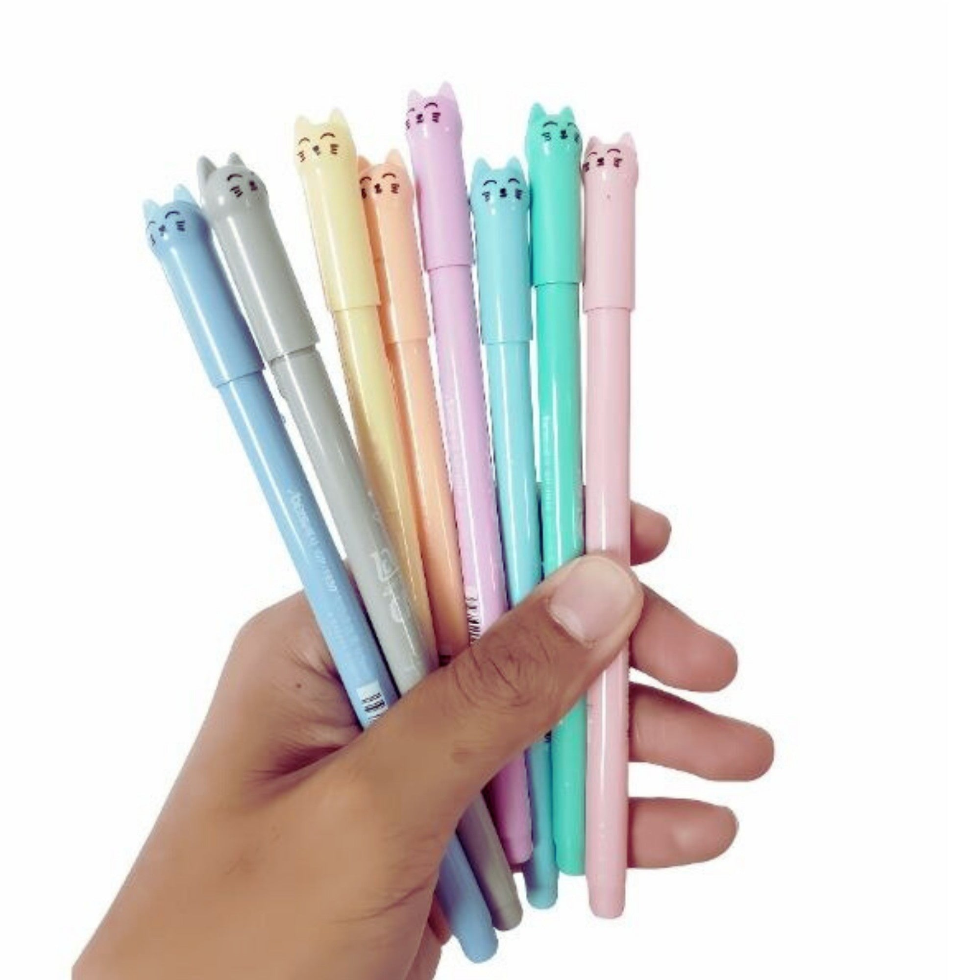 Plumas Gel Gato Kawaii: Escritura y Ternura