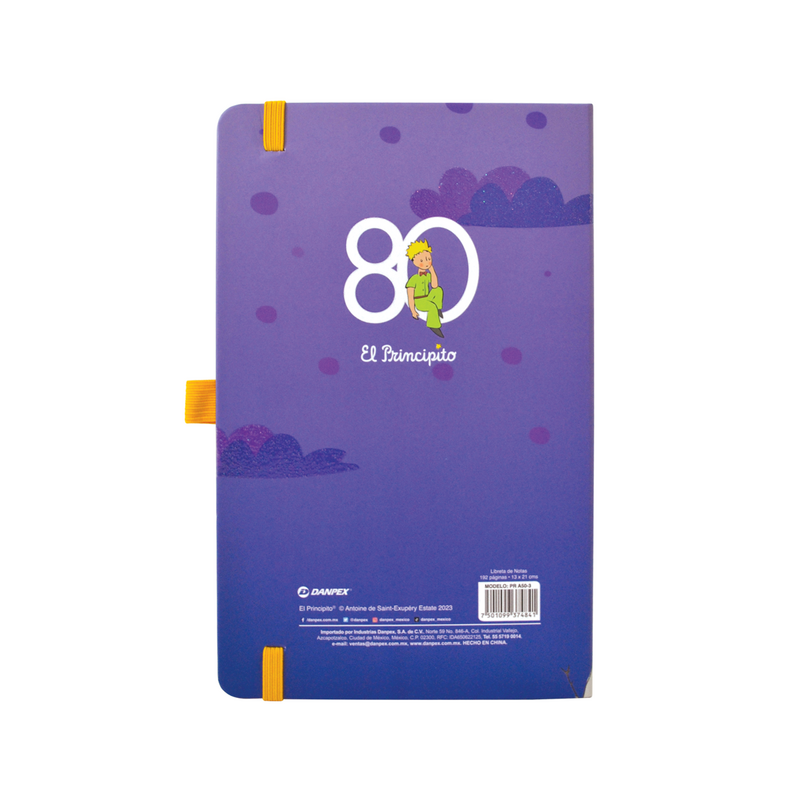 Libreta EL PRINCIPITO con ROSA. 160 páginas