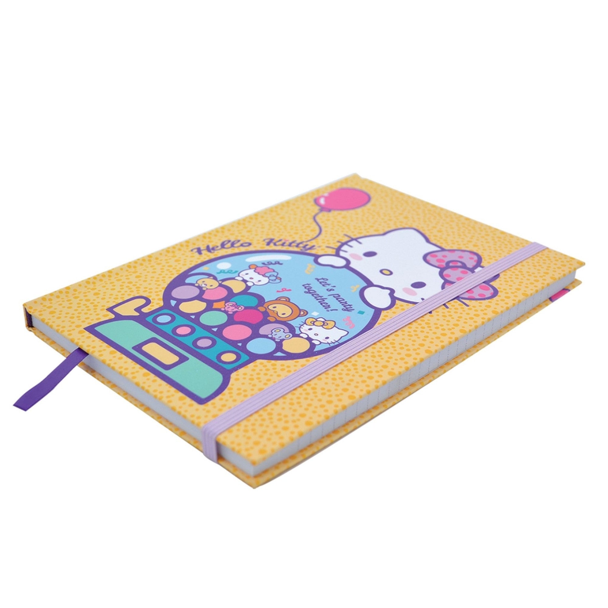Libreta Hello Kitty Amarilla: Celebración Visual