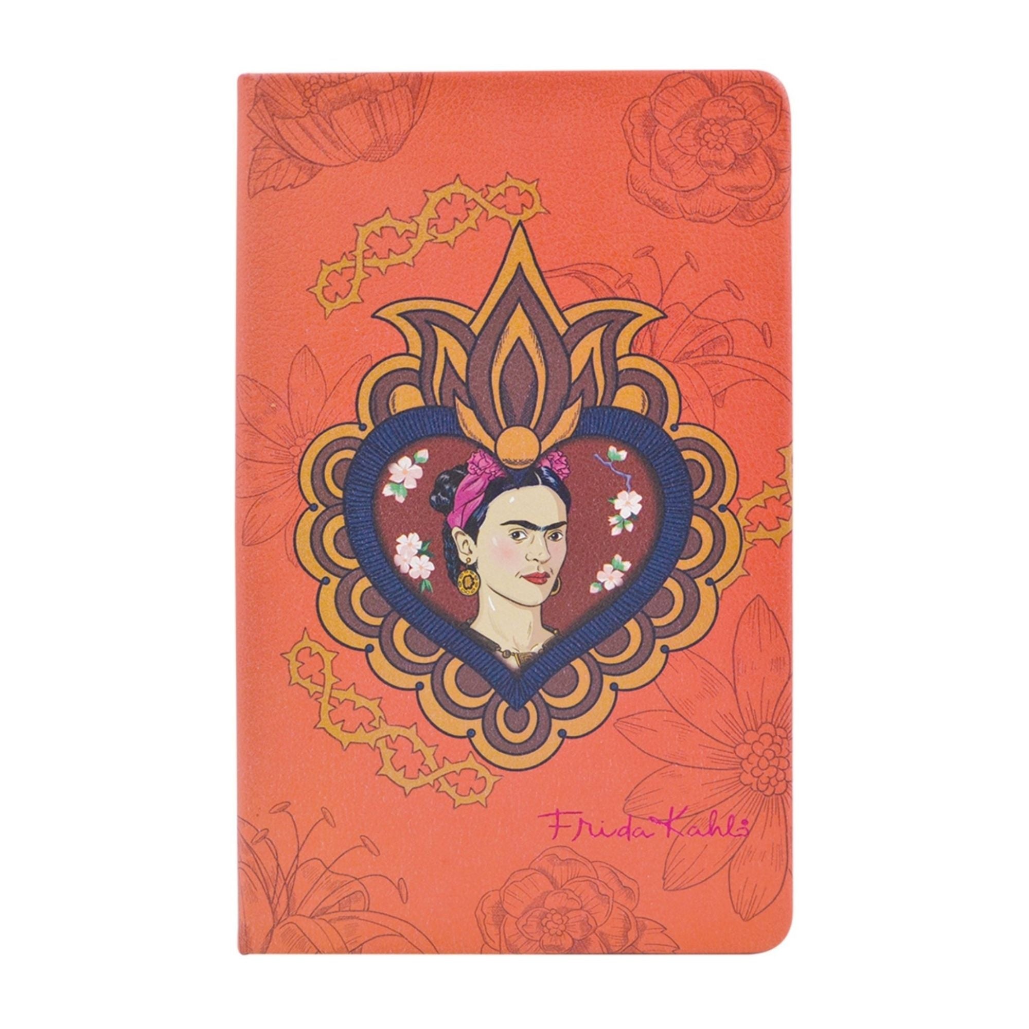 Libreta Frida Kahlo Coral: Vitalidad Pictórica