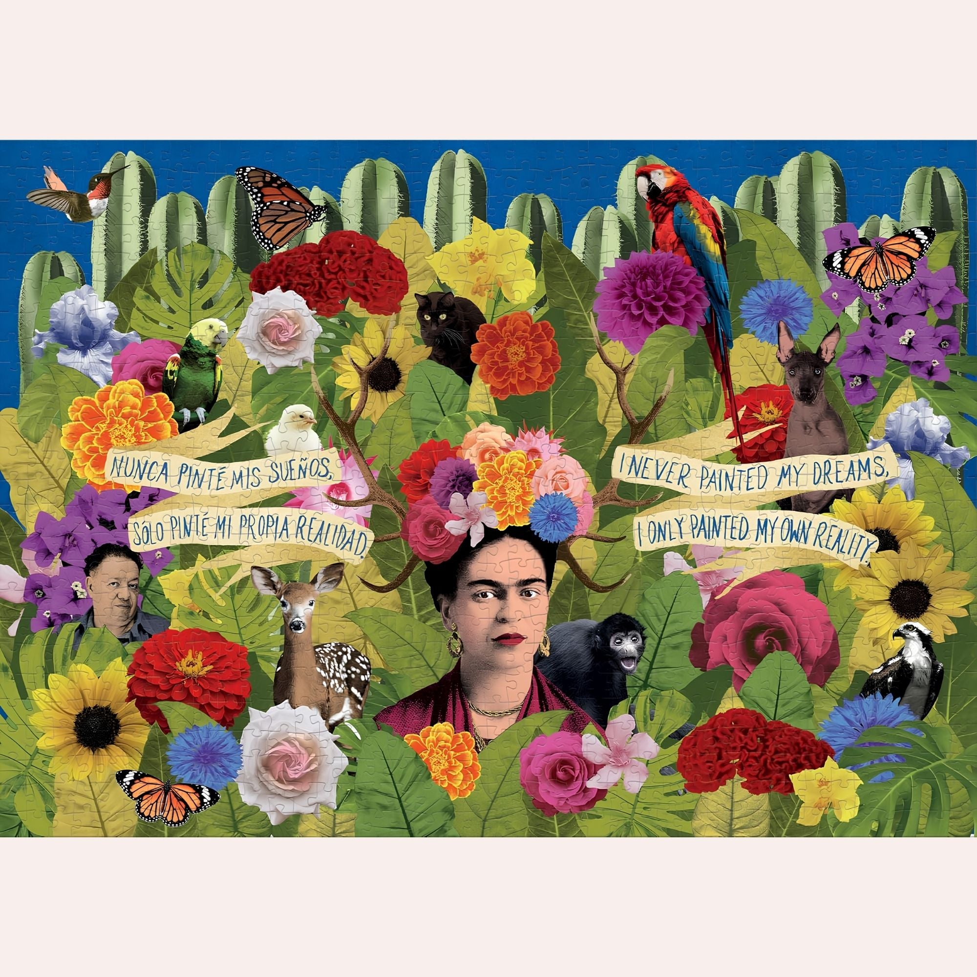 Rompecabezas El Jardin de Frida — 1000 piezas