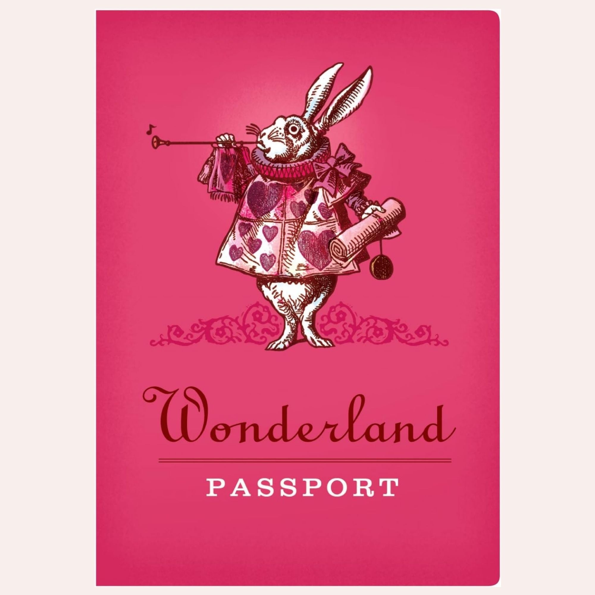 Minicuaderno Pasaporte al Pais de las Maravillas