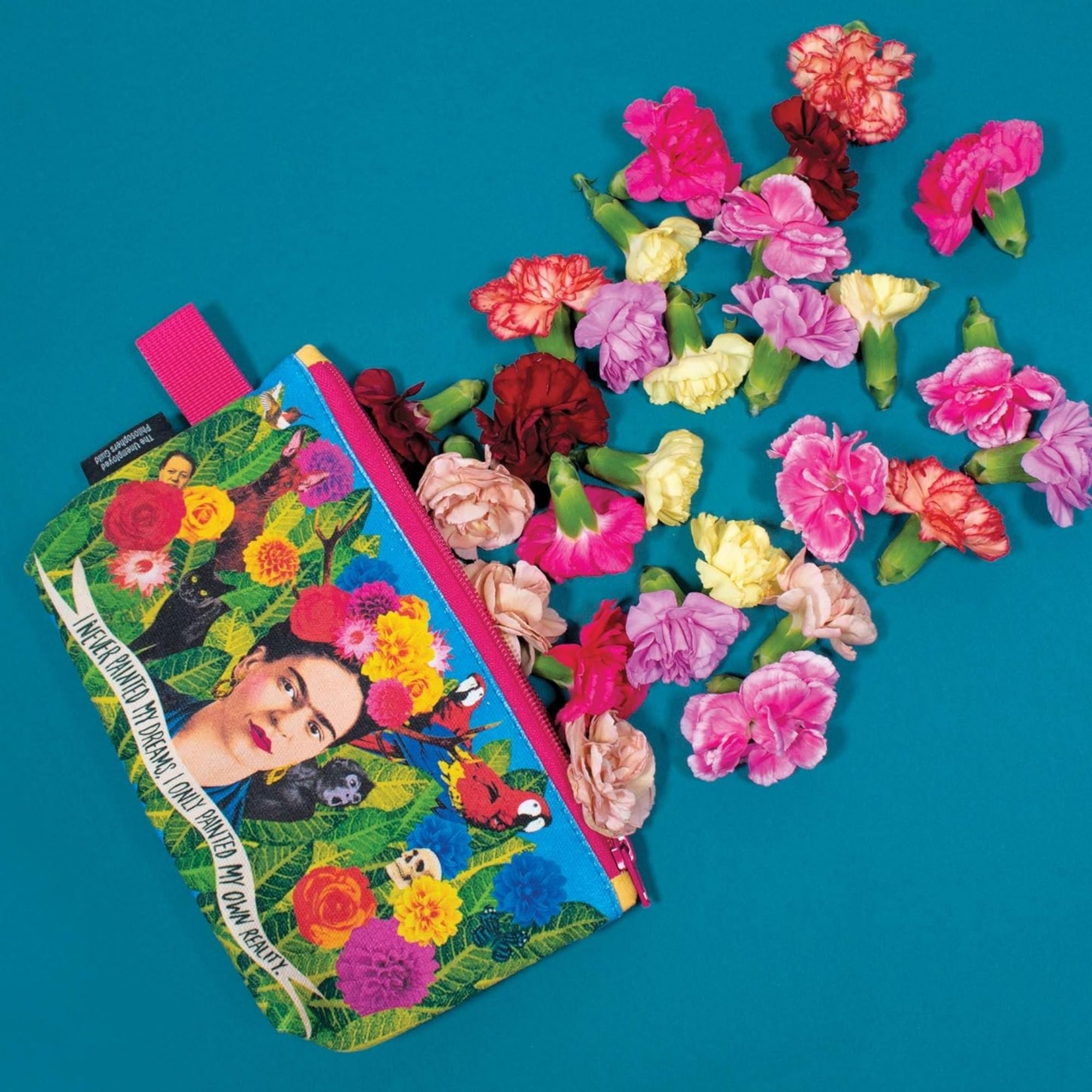 Bolso con Cremallera Frida Kahlo — doble cara