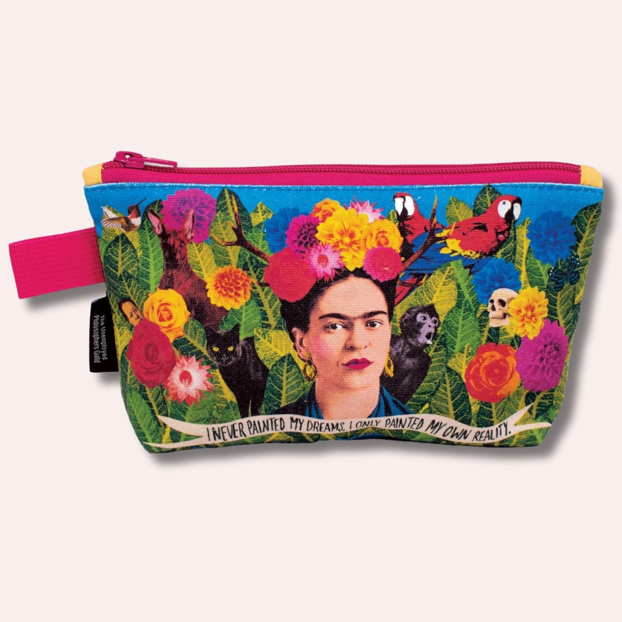 Bolso con Cremallera Frida Kahlo — doble cara