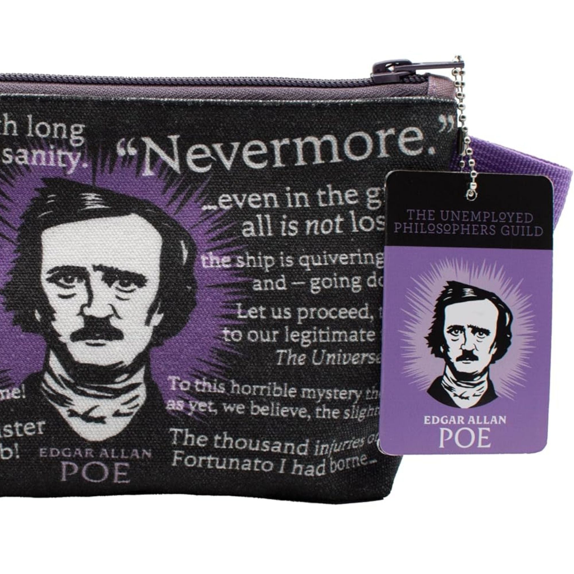 Bolso con Cremallera Edgar Allan Poe