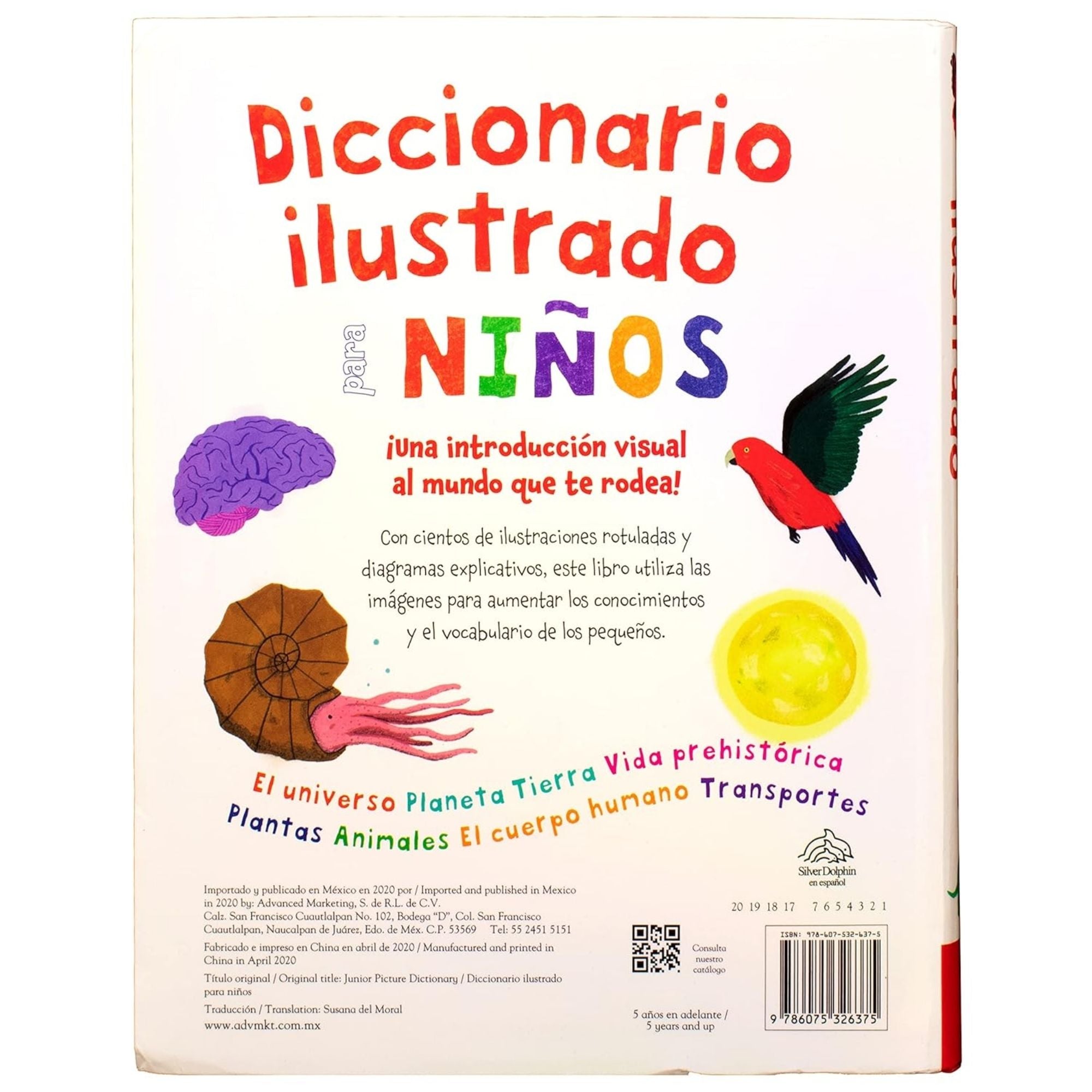 384 Paginas. Diccionario Ilustrado Para Niños