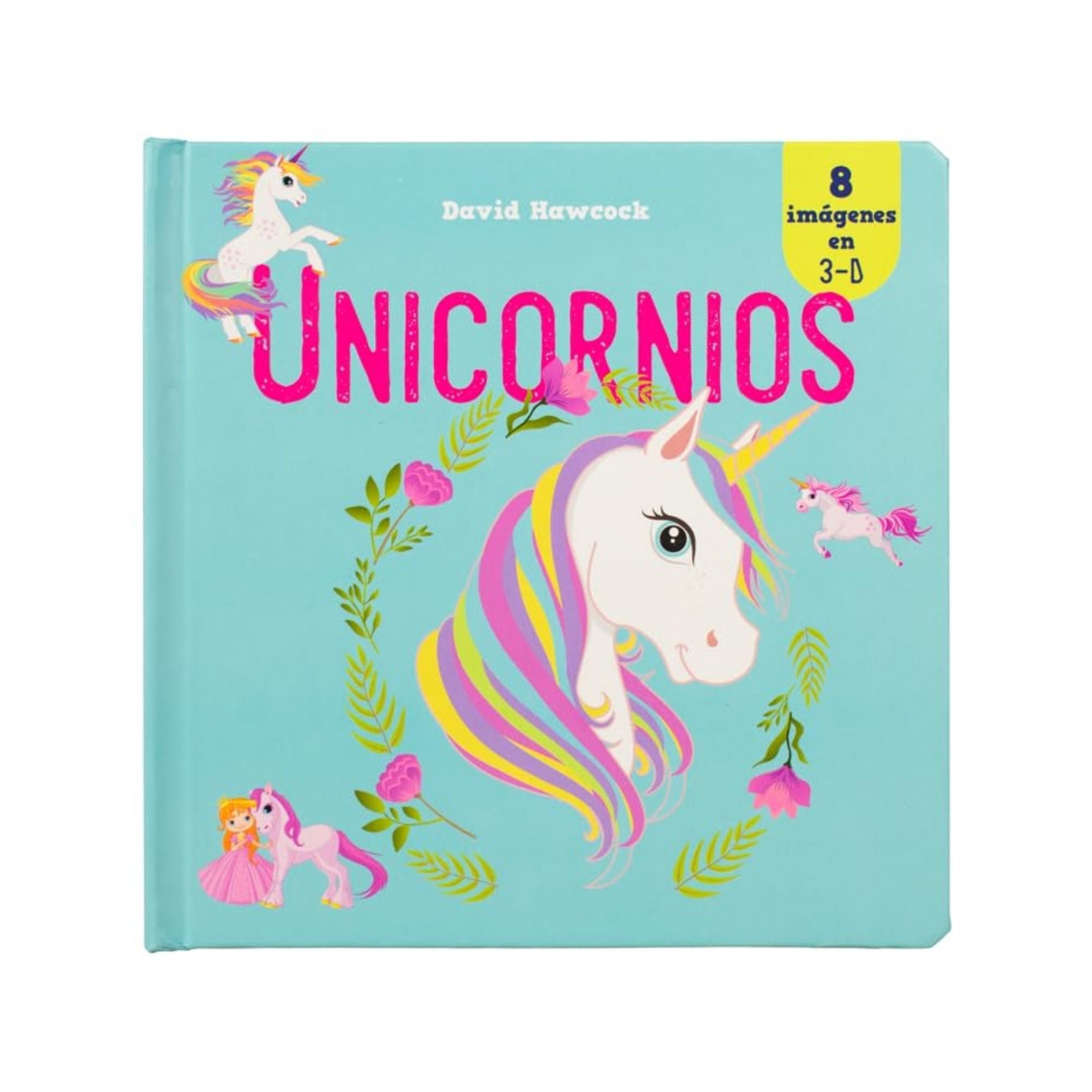 Libro Infantil Pop Up. 8 Imágenes en 3D: Unicornios