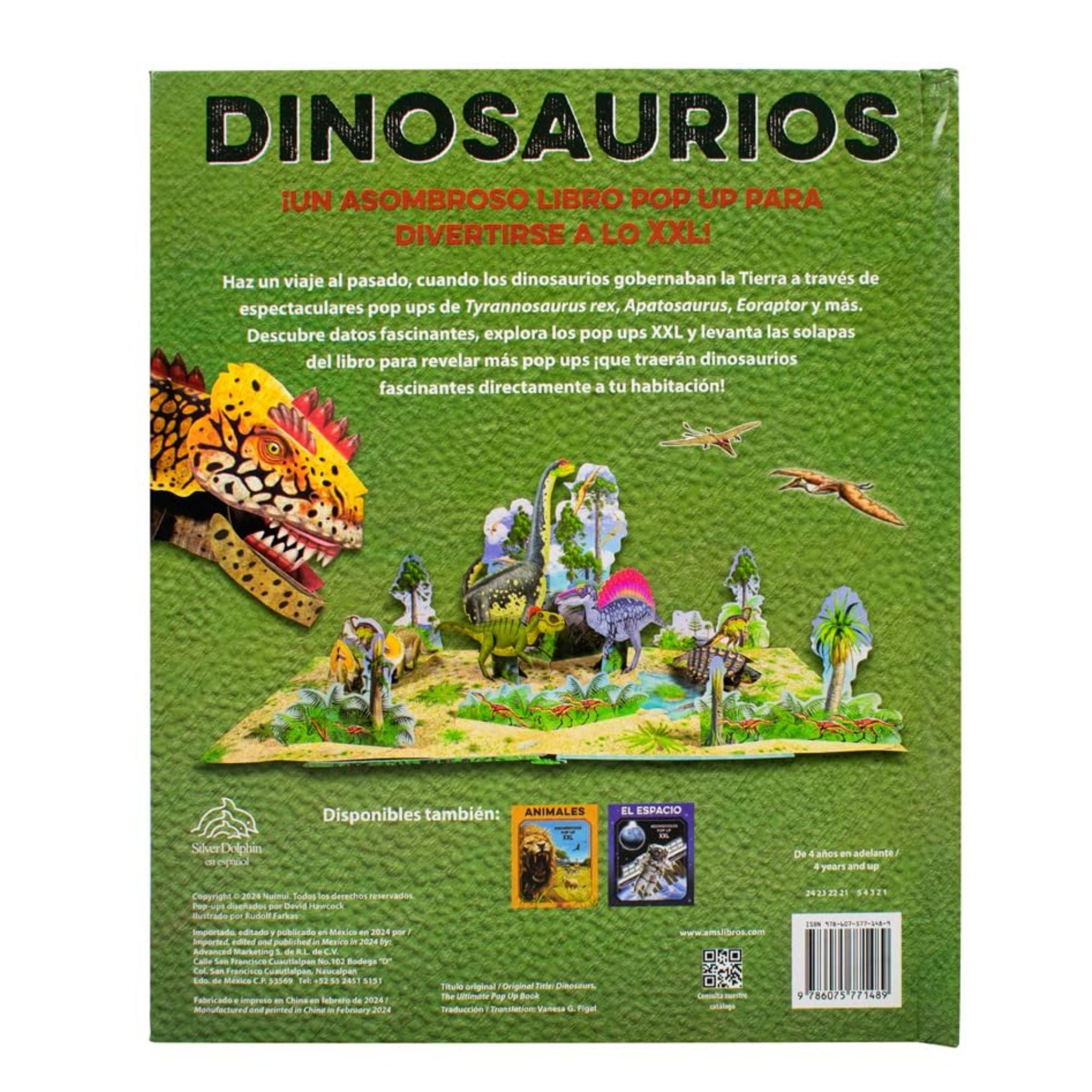 Dinosaurios: Gigantes de la Tierra Pop-Up XXL