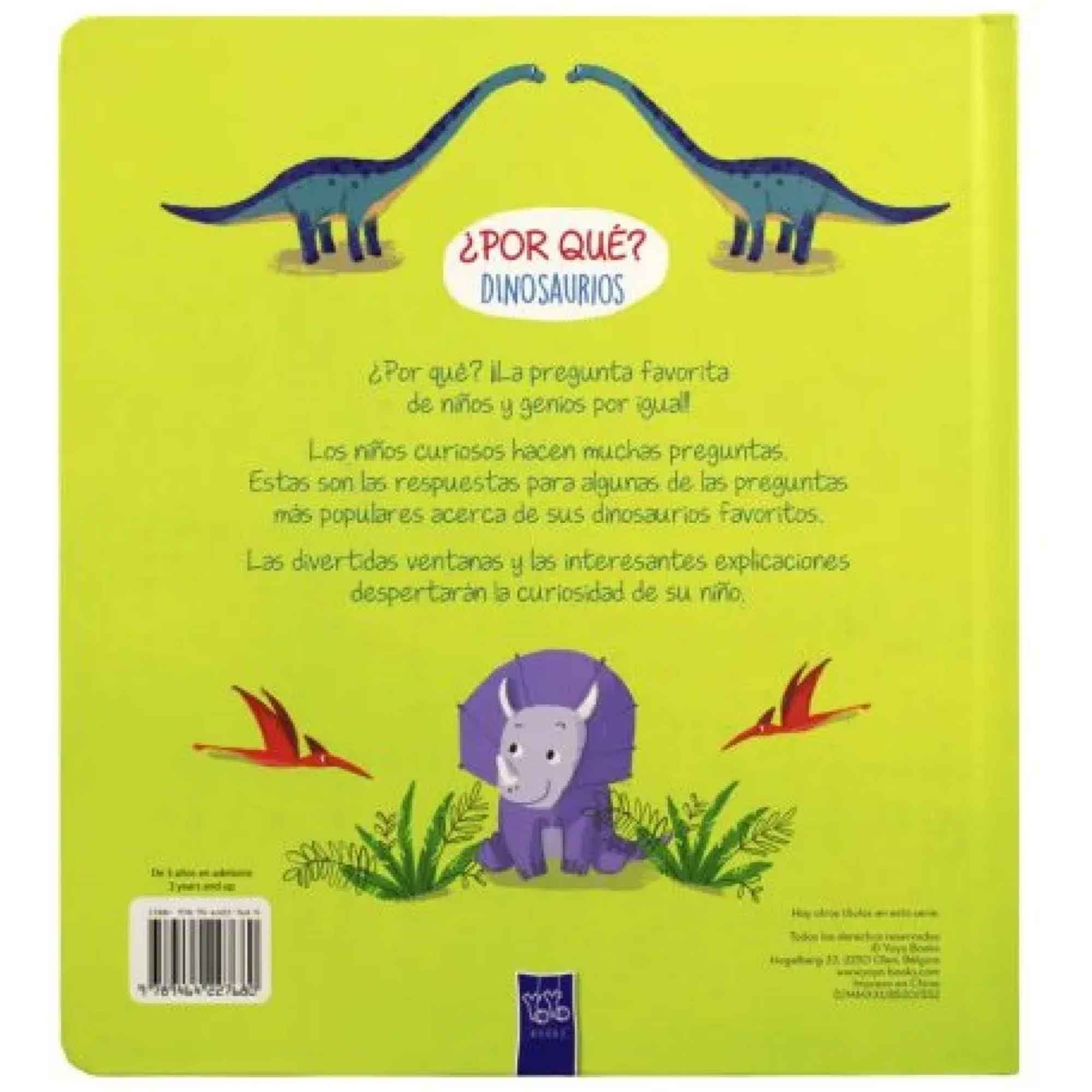 ¿Por qué?: Dinosaurios. Preguntas y respuesta para niños pequeños