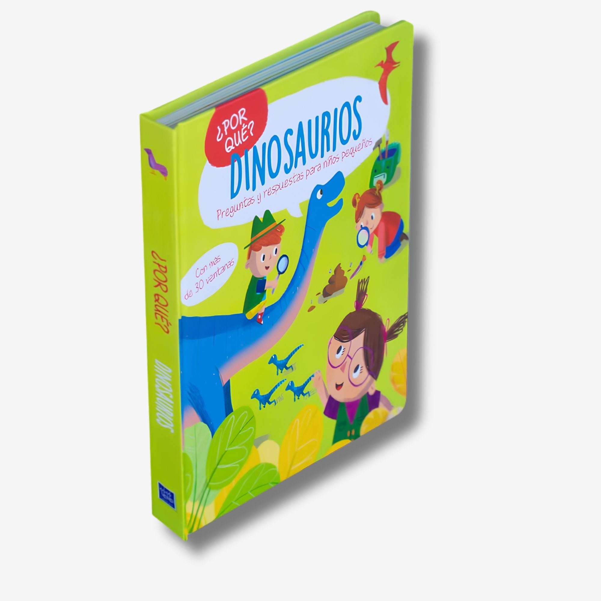 Libro Infantil con Ventanas: ¿Por Qué?: Dinosaurios