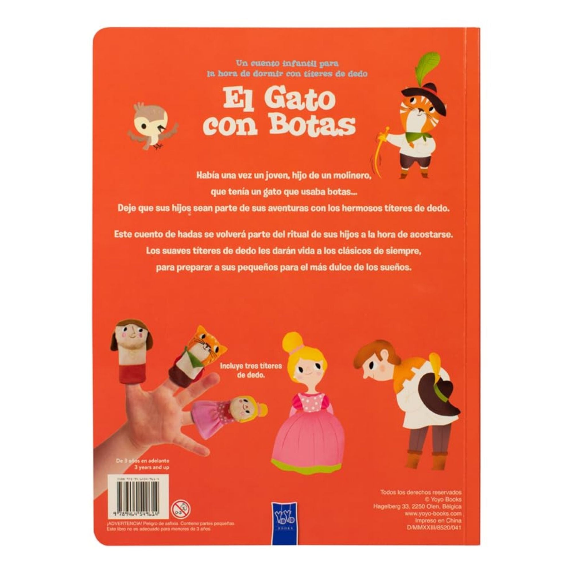 El Gato con Botas: Cuento con Títeres de Dedo