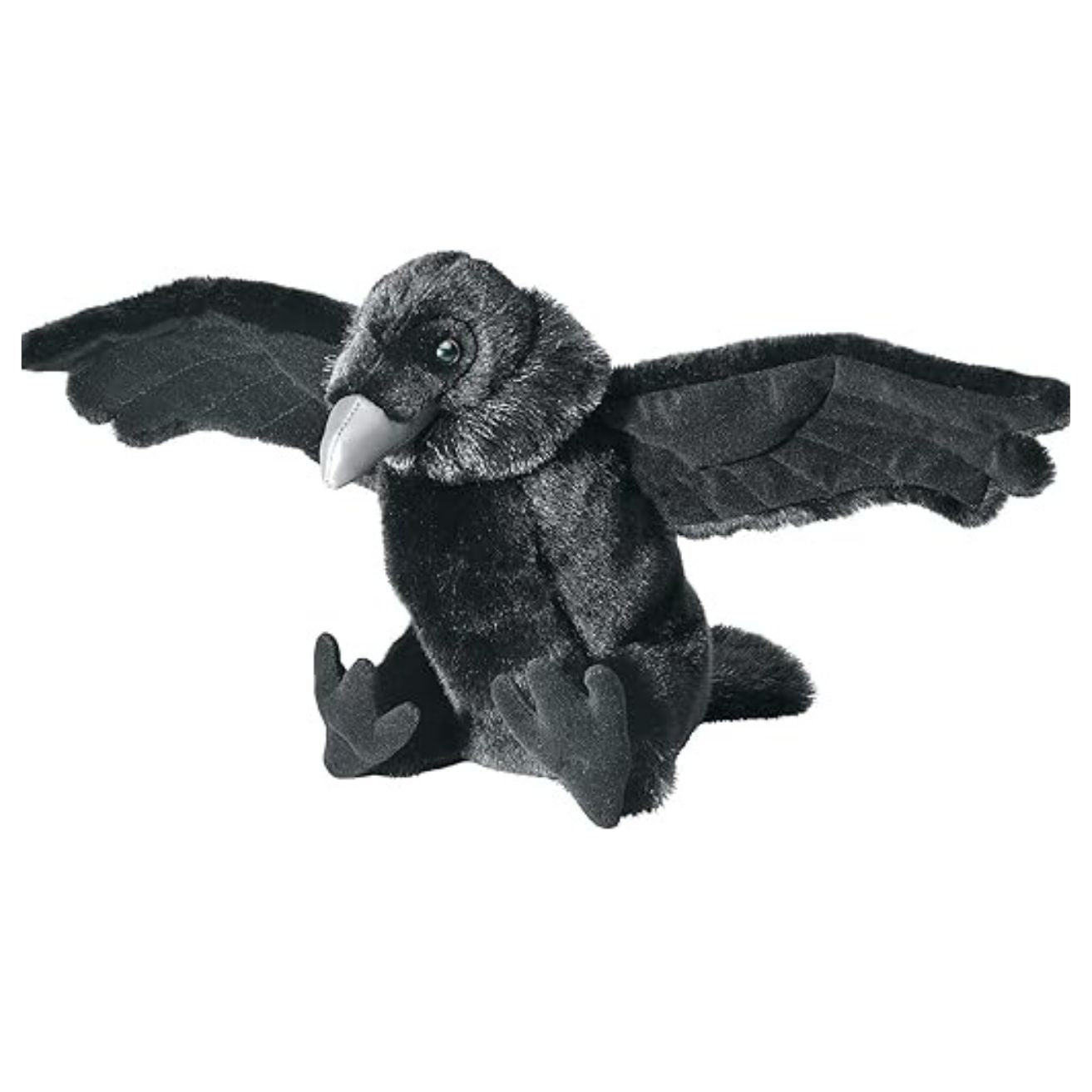 Cuervo de peluche realista 30 cm