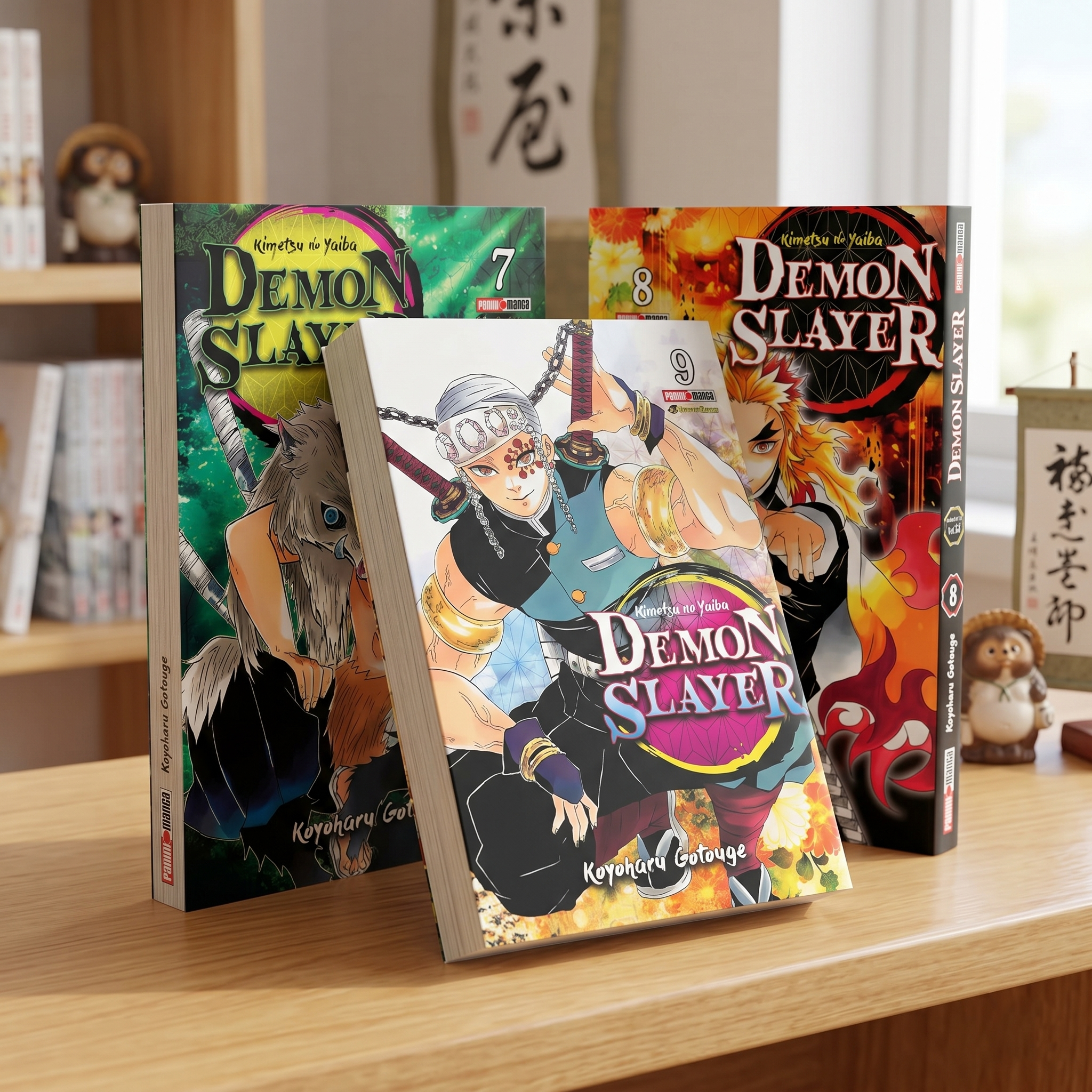 Demon Slayer: Tren Infinito y Distrito Rojo (Pack 7-9)
