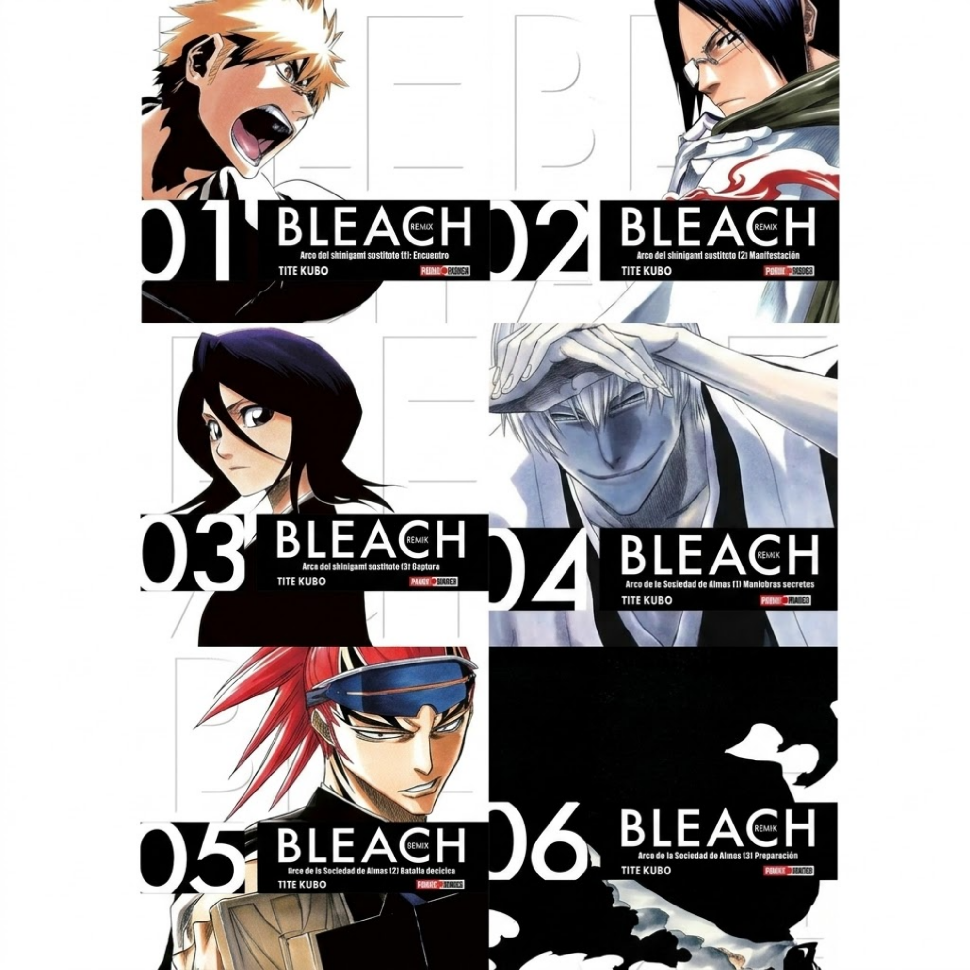 Paquete Bleach Remix Tomos 1–6 — Tite Kubo