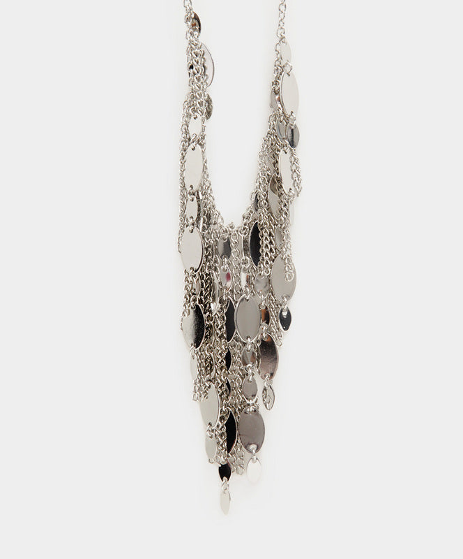 Collar Plata con Cadenas y Placas Siam