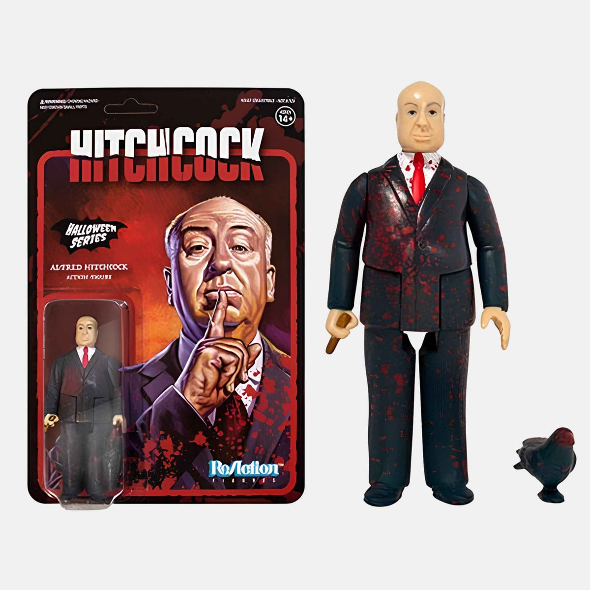 Super7 ReAction Alfred Hitchcock Blood Splatter