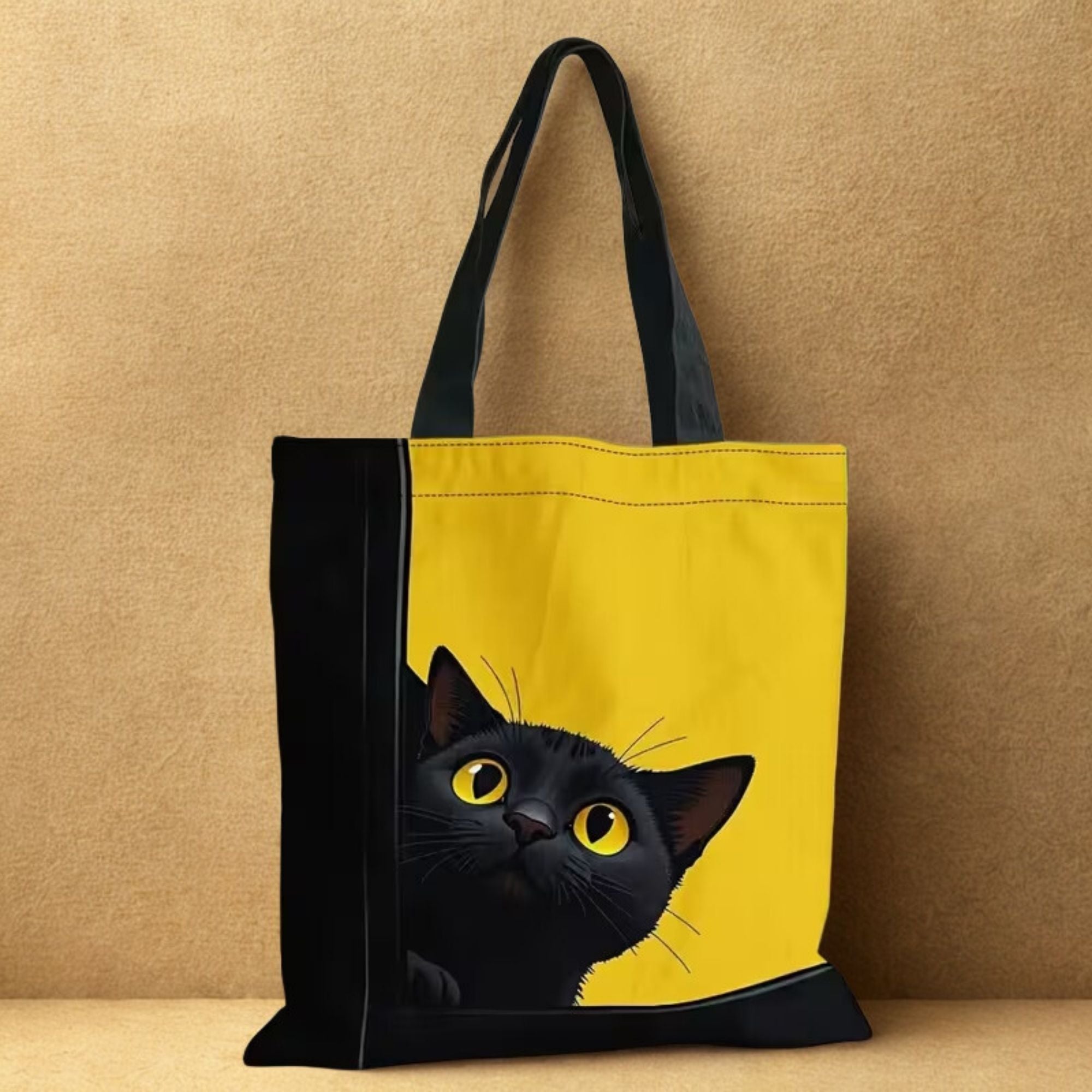 TOTE GATO MISTERIOSO — EDICIÓN CURIOSA AMARILLO | THE BLUE CAT