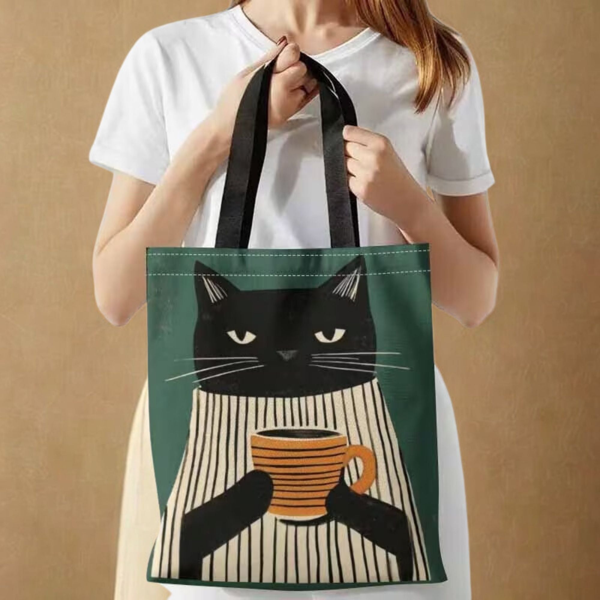 TOTE COFFEE CAT — THE BLUE CAT