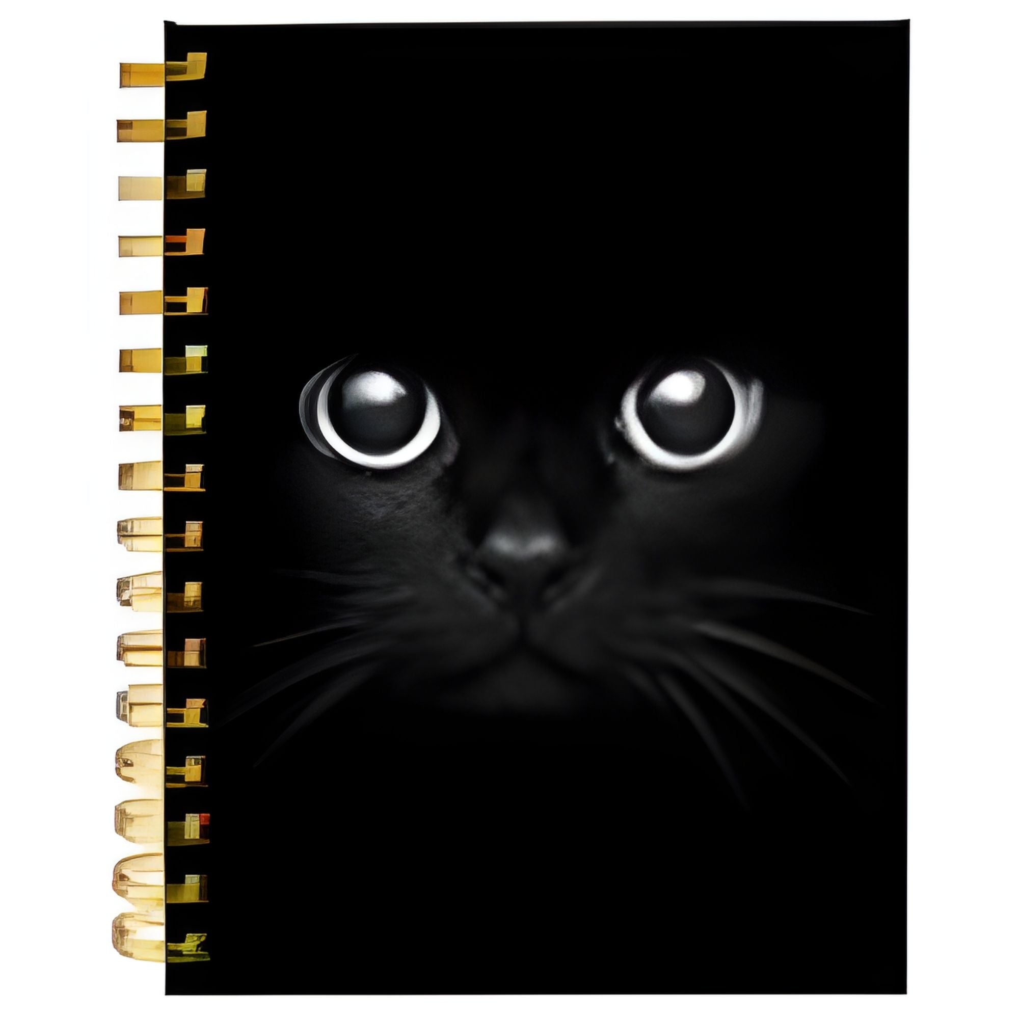 LIBRETA PREMIUM ESPIRAL BLACK CAT — THE BLUE CAT