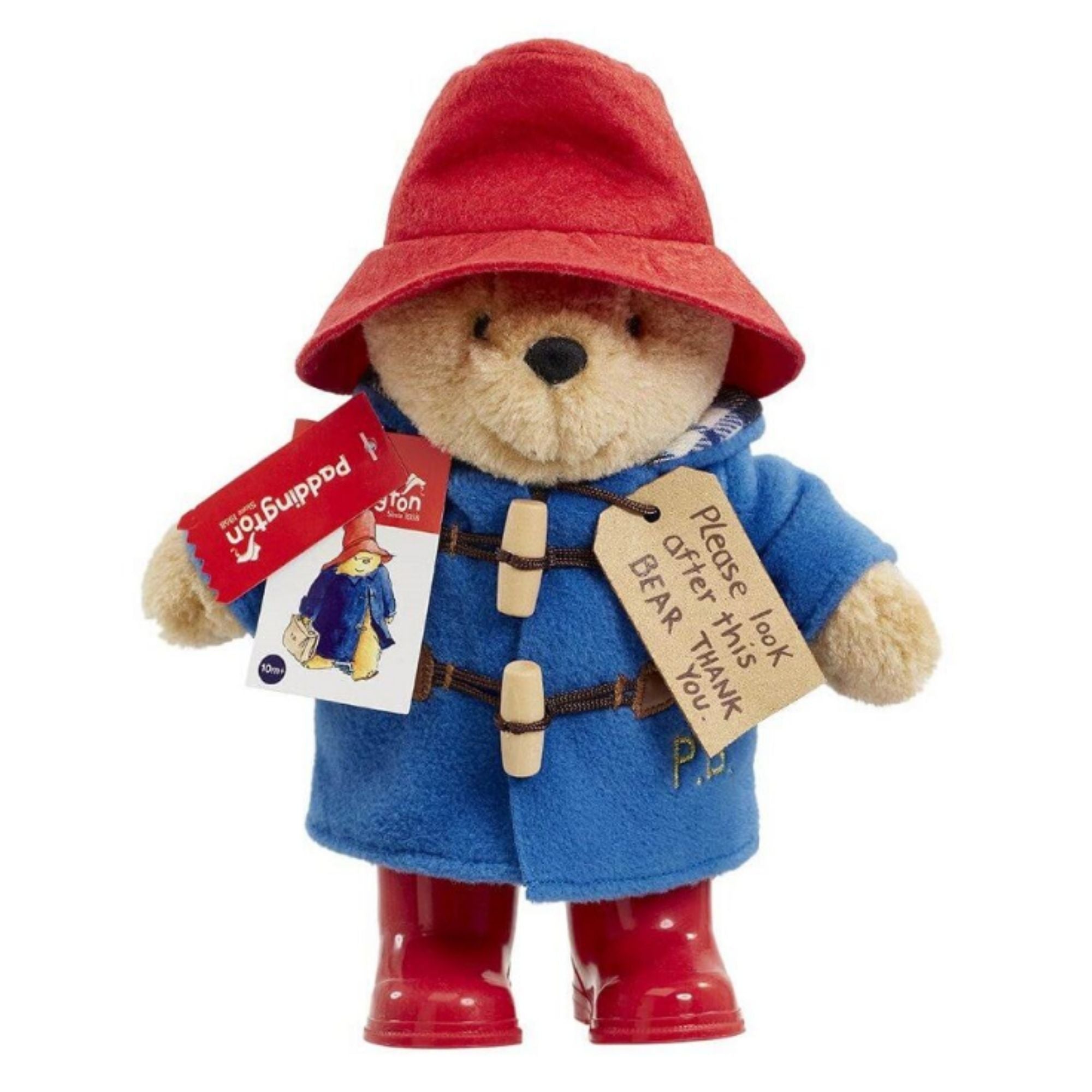 PADDINGTON BEAR PLUSH TOY WITH BOOTS — RAINBOW DESIGNS