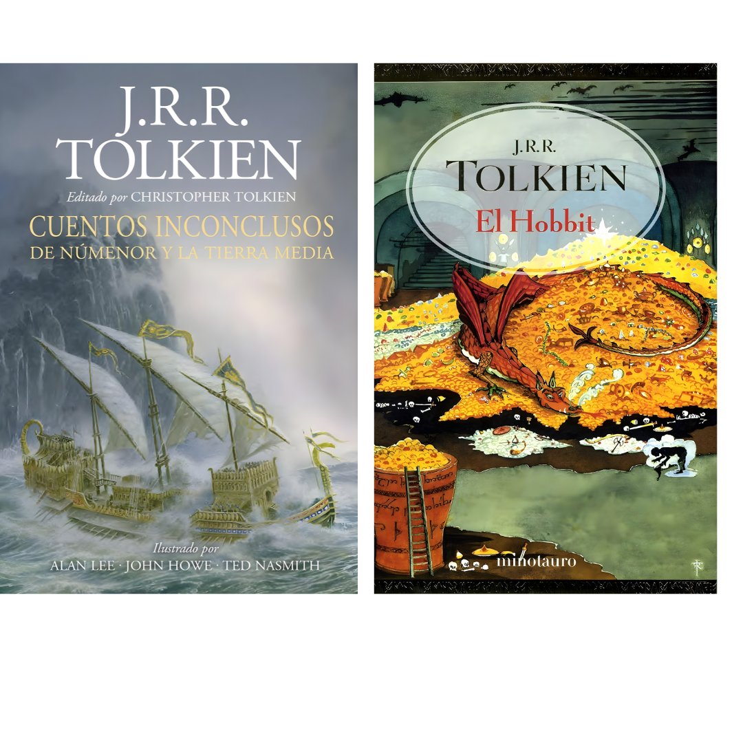 Set J.R.R. Tolkien – El Hobbit + Cuentos Inconclusos. Edición de lujo, ilustrada