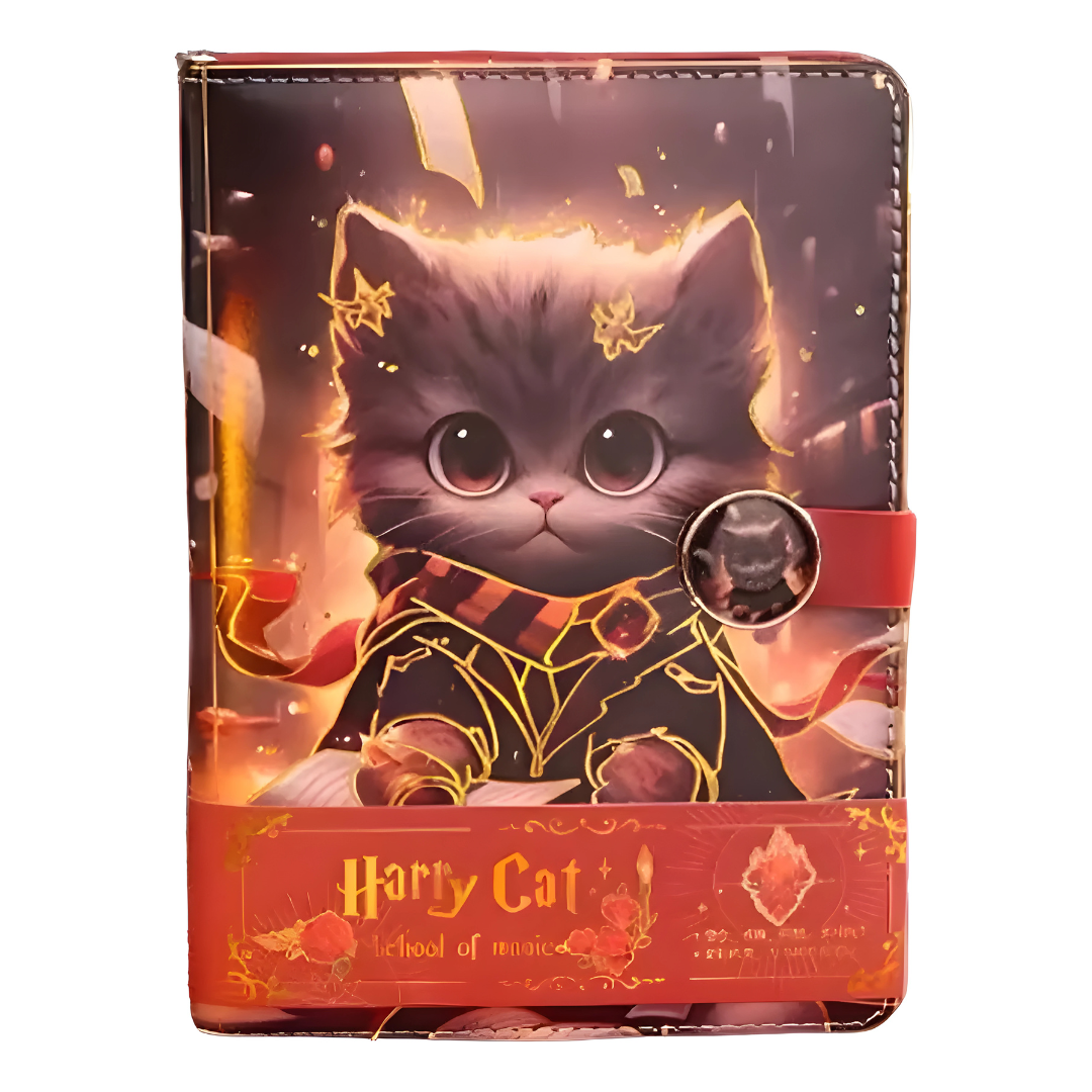 Libreta Harry Cat. Imantada Llavero Stickers Red