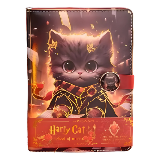 Libreta Harry Cat. Imantada Llavero Stickers Red