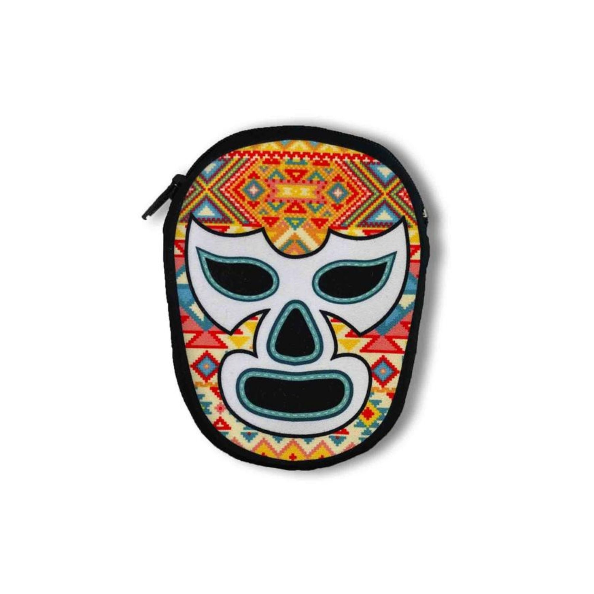 Monedero Máscara Otomí: El Ring y el Bordado