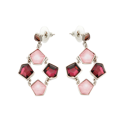 Angor - Aretes Dúo de Rubíes