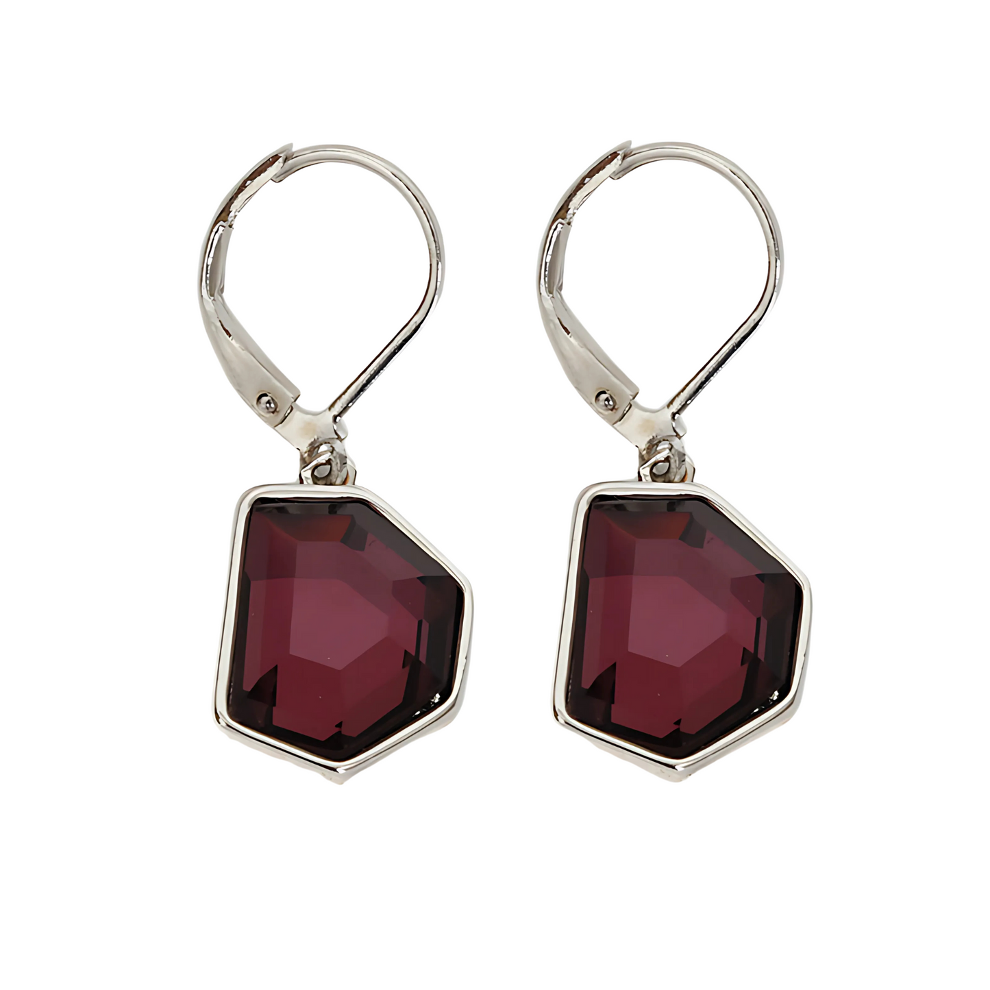 Angor - Aretes Rubí Geométrico