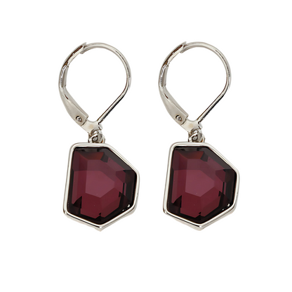 Angor - Aretes Rubí Geométrico