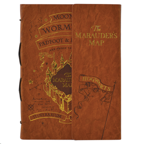 Libreta Harry Potter Marauders Map, Premium