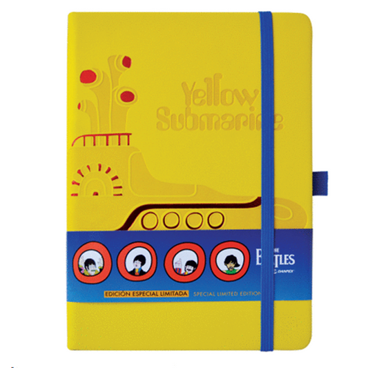 Libreta Premium Rayada BEATLES YELLOW SUBMARINE. 192 Paginas