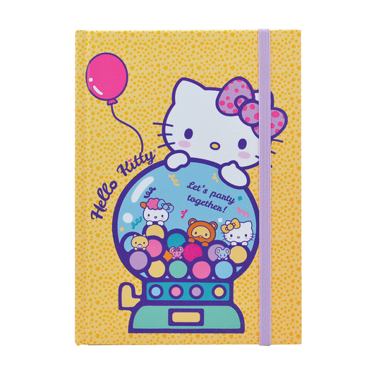 Libreta HELLO KITTY Let's Party Together! 160 páginas decoradas