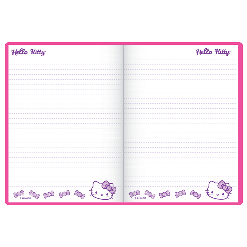 Libreta HELLO KITTY HAPPY. 160 páginas decoradas