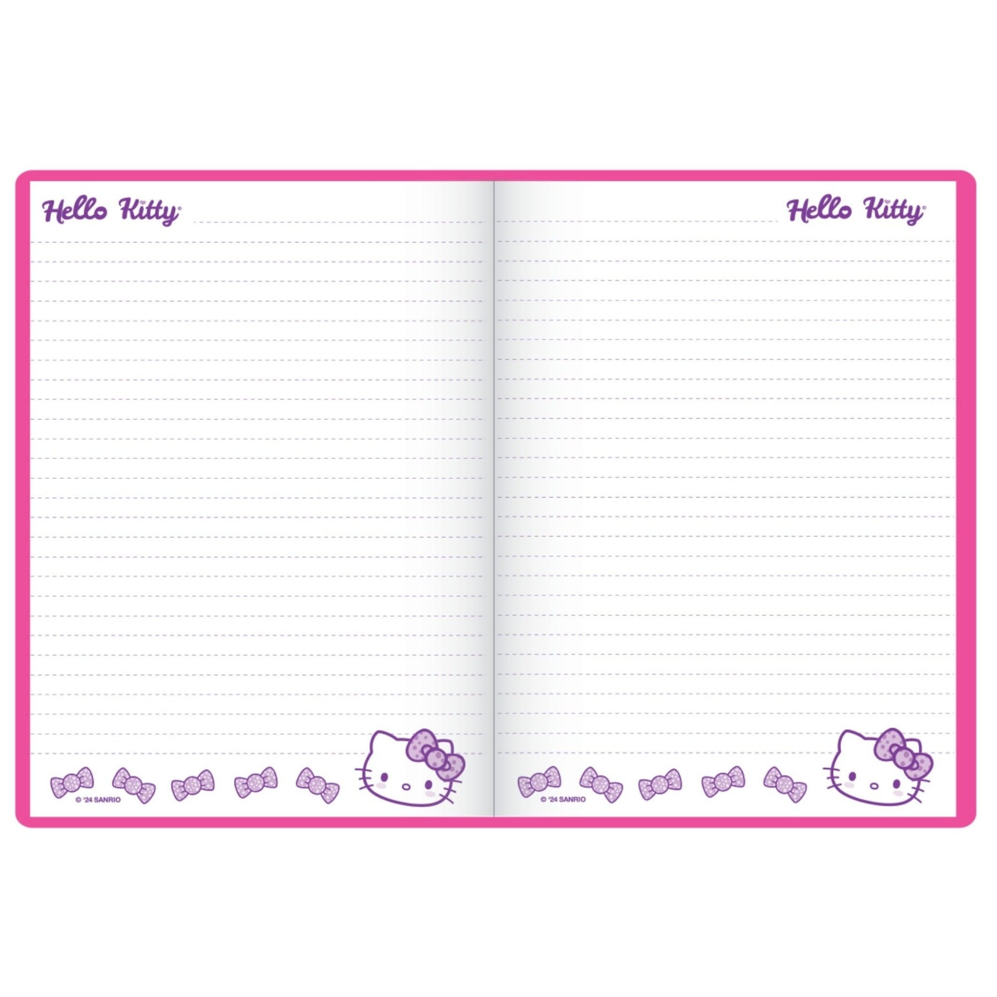 Libreta Hello Kitty Lila: Dulzura y Control