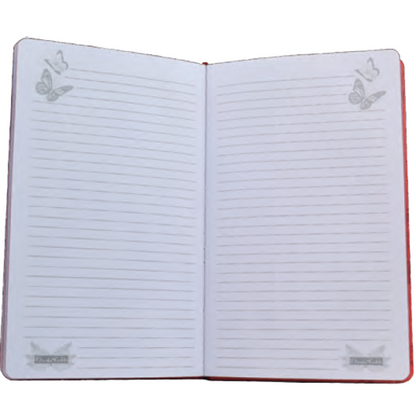 Libreta Premium FRIDA KAHLO CORAL. Tamaño 13x21cm con 192 páginas