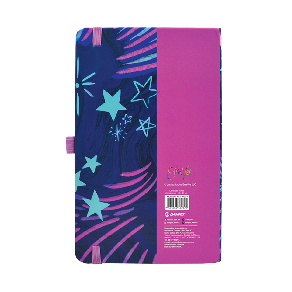 Libreta ETTA VEE STAY BRIGHT. 160 páginas Hojas Rayadas