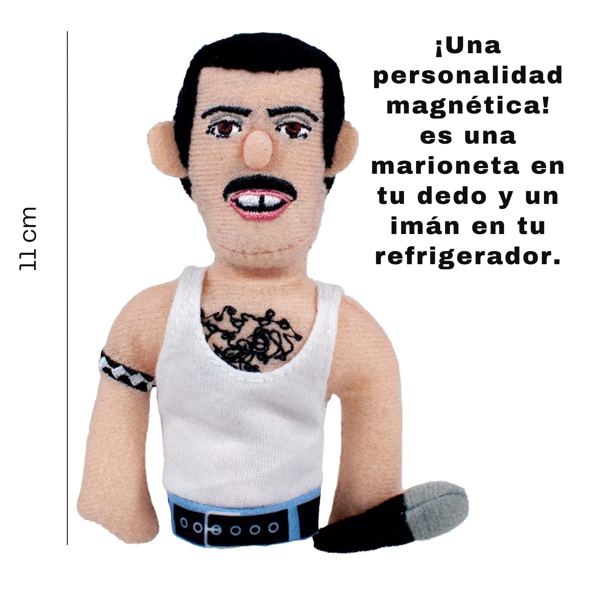 Marioneta de Dedo Freddie Mercury con iman