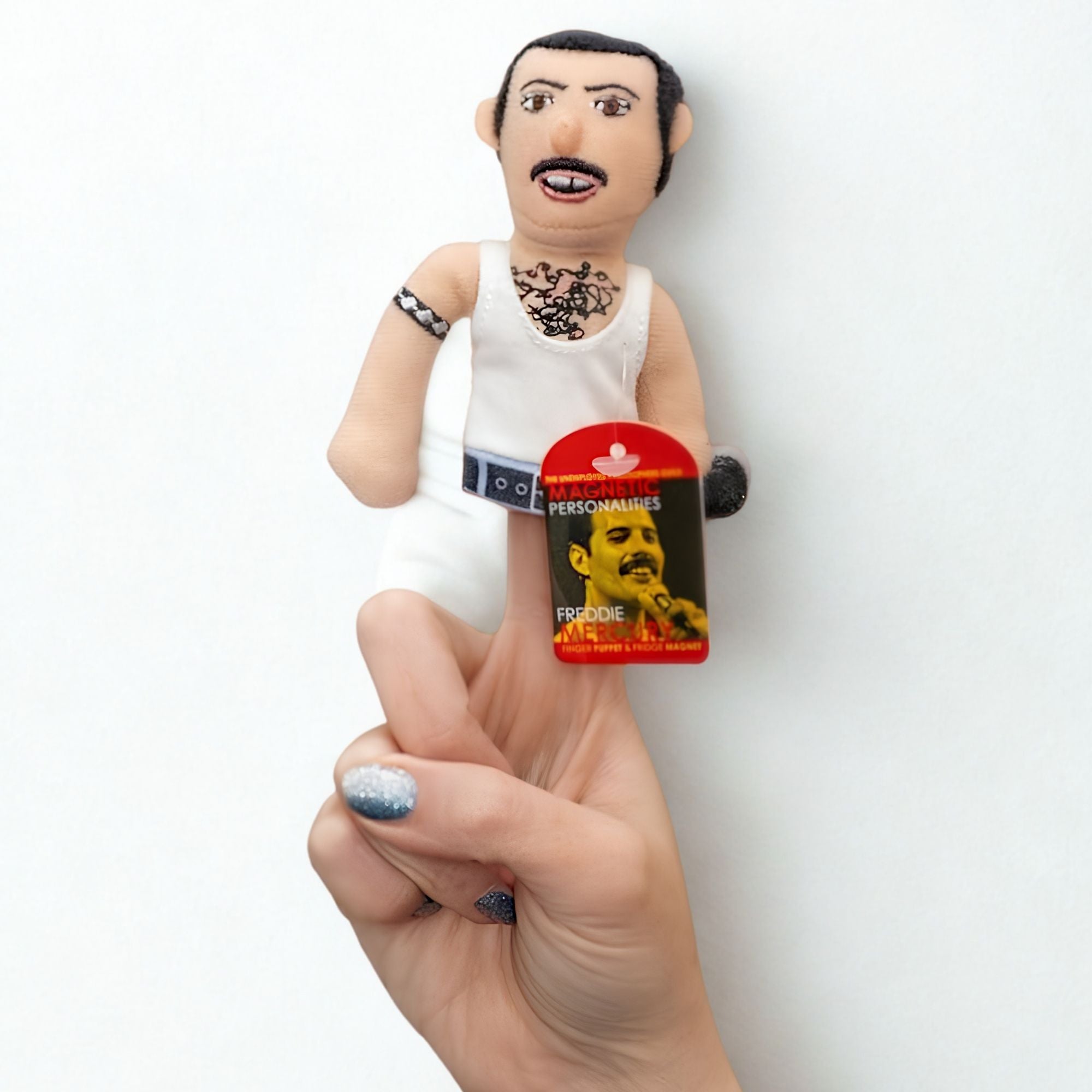 Marioneta de Dedo Freddie Mercury con iman