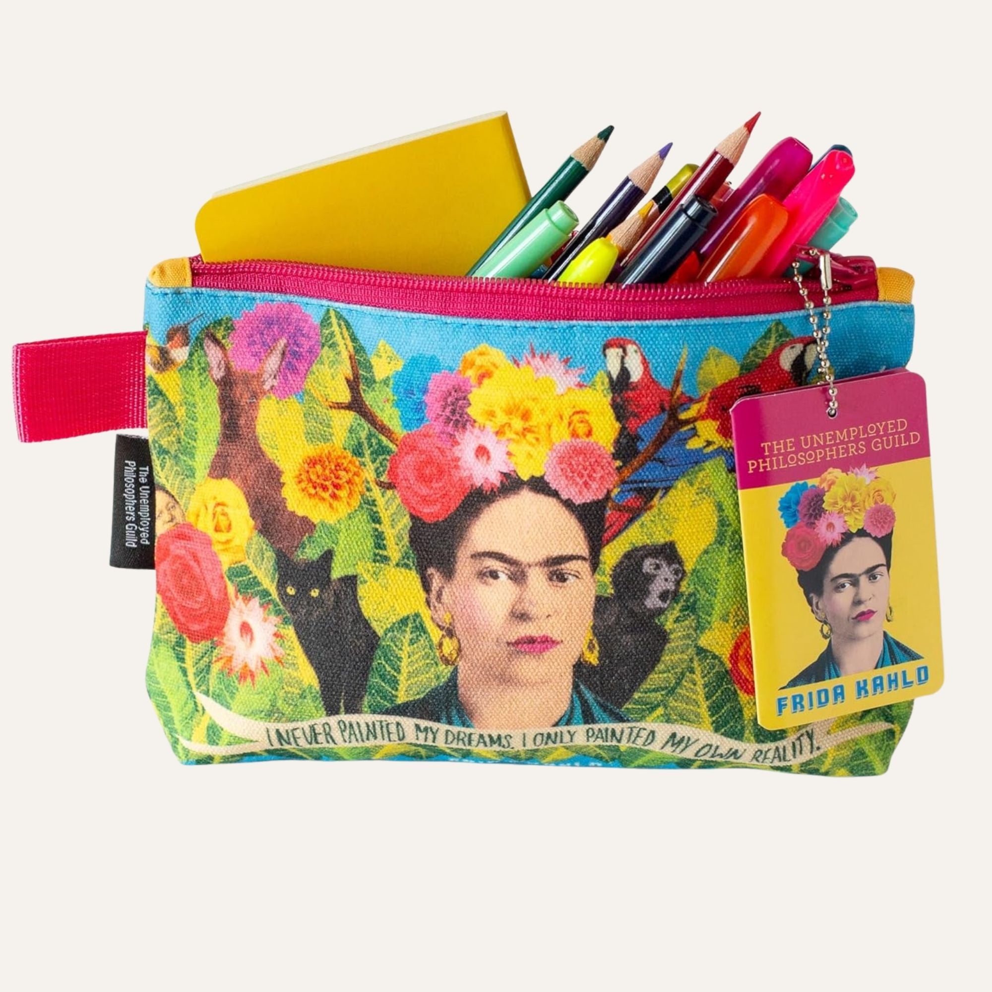Bolso con Cremallera Frida Kahlo — doble cara