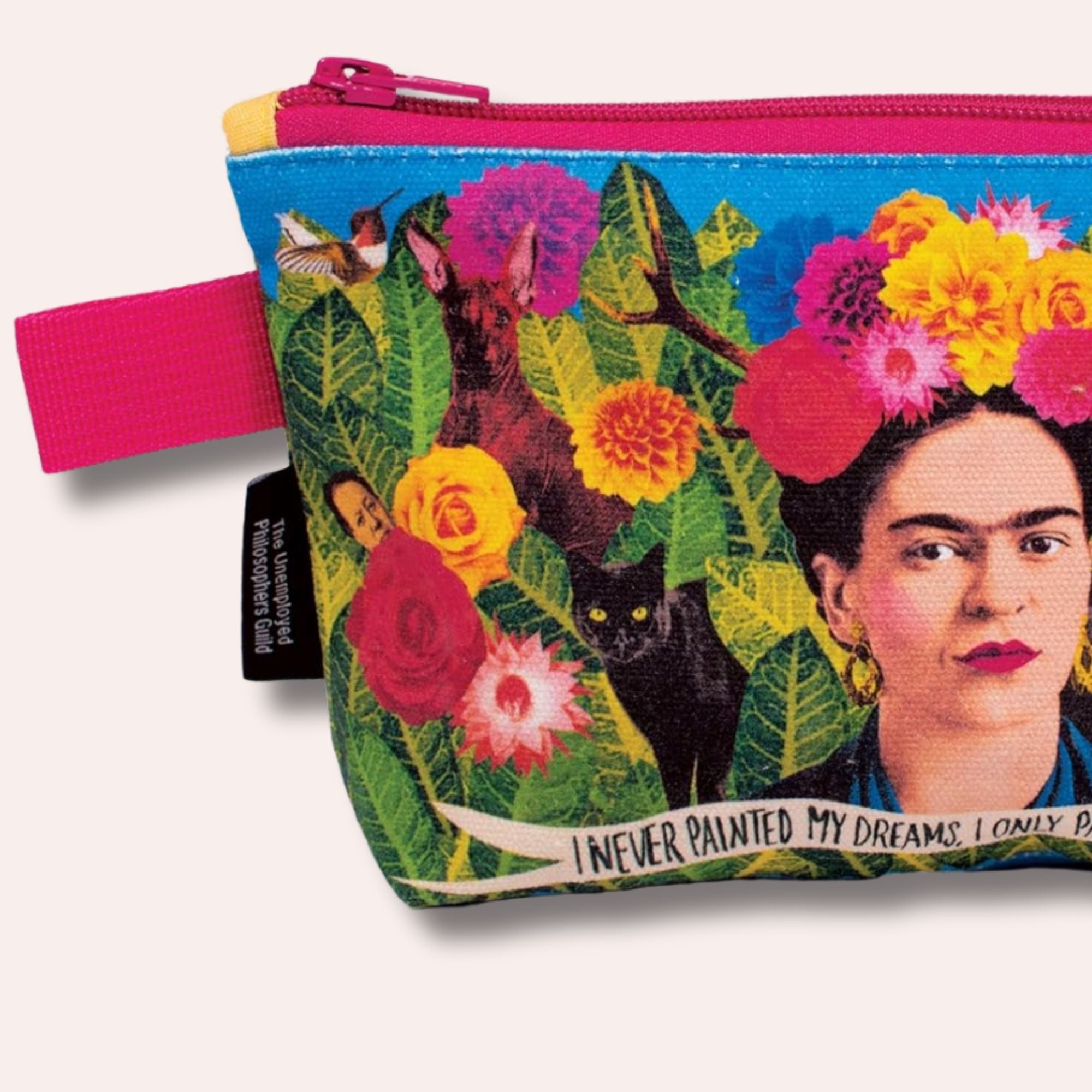 Bolso con Cremallera Frida Kahlo — doble cara