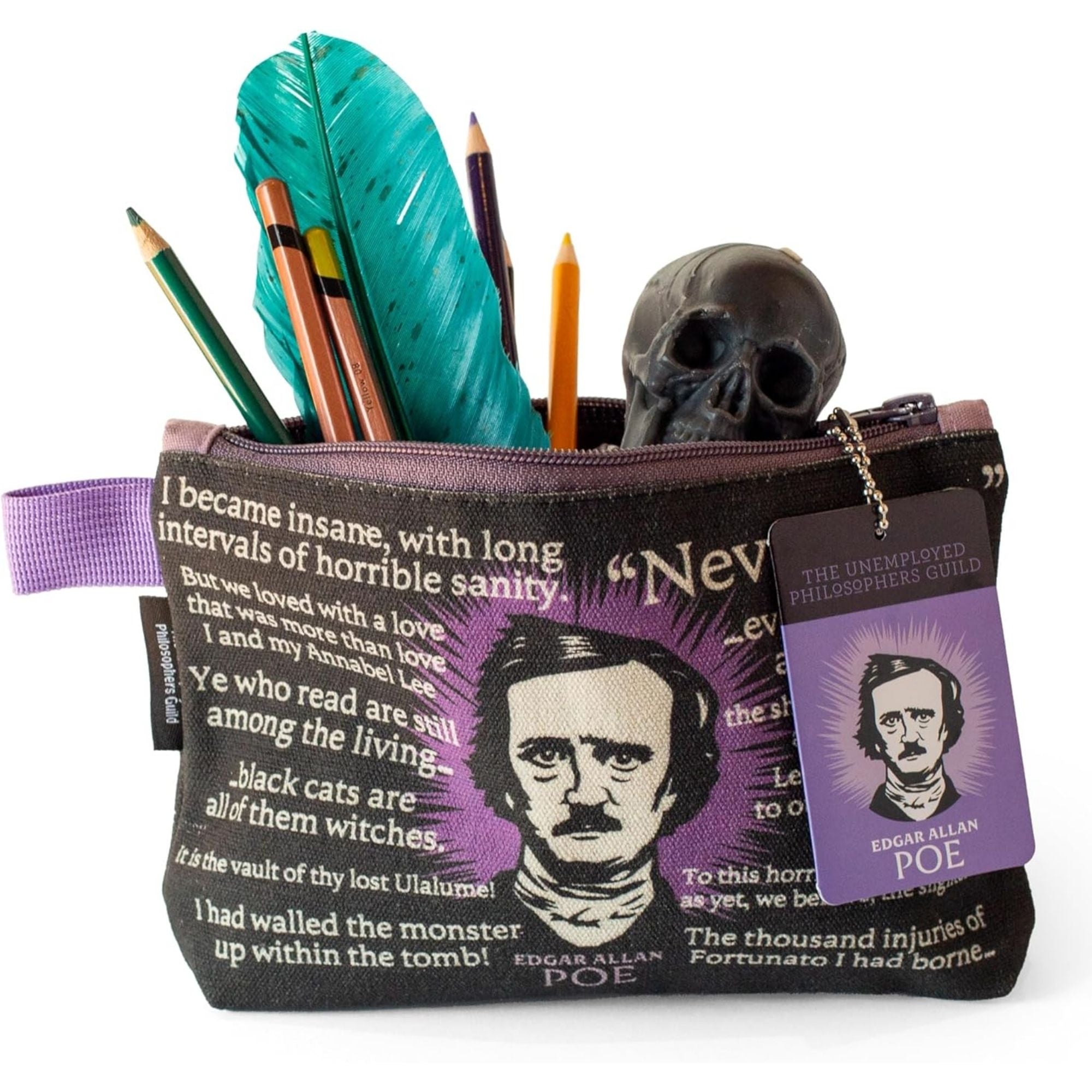 Bolso con Cremallera Edgar Allan Poe