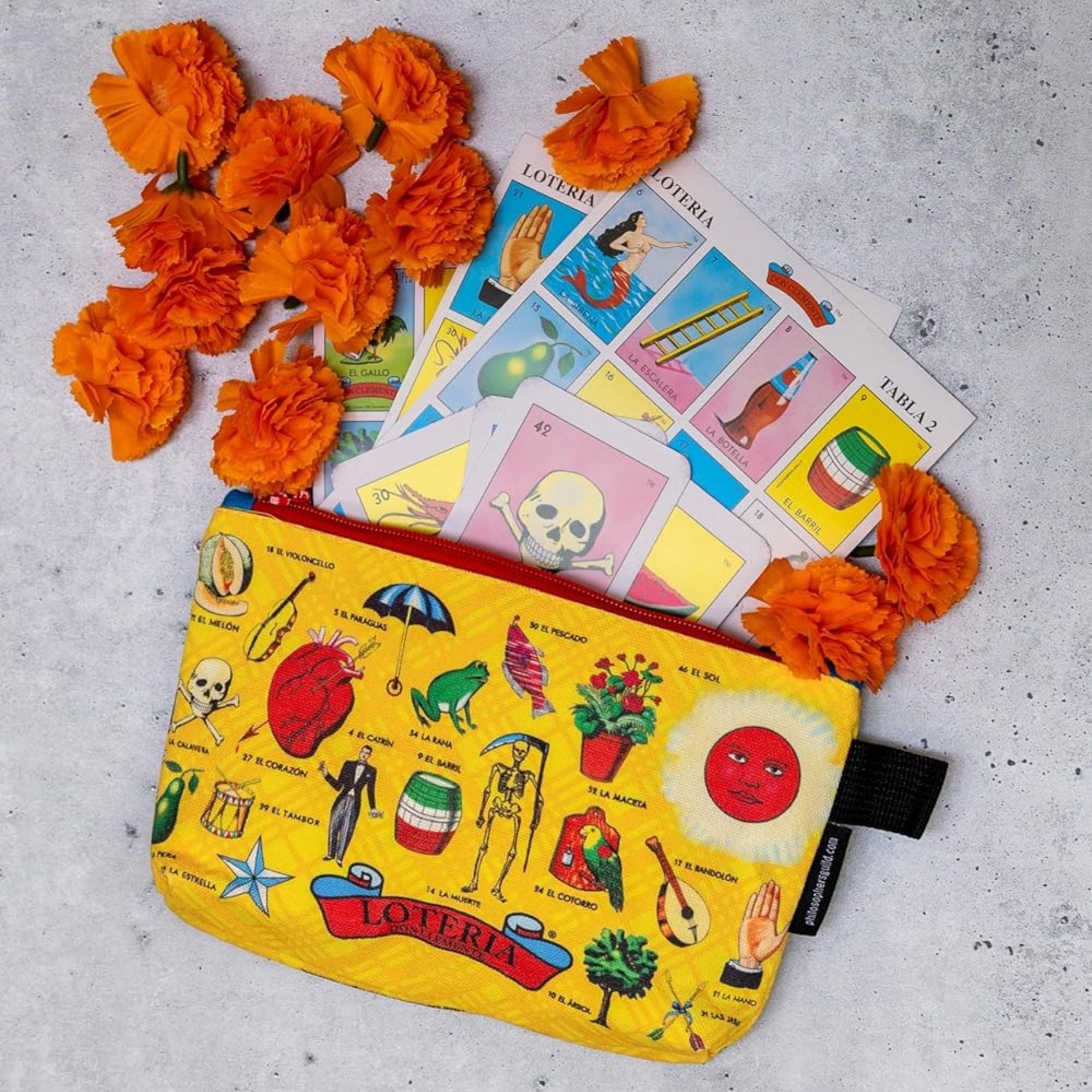 Bolso con Cremallera Loteria — ilustraciones iconicas