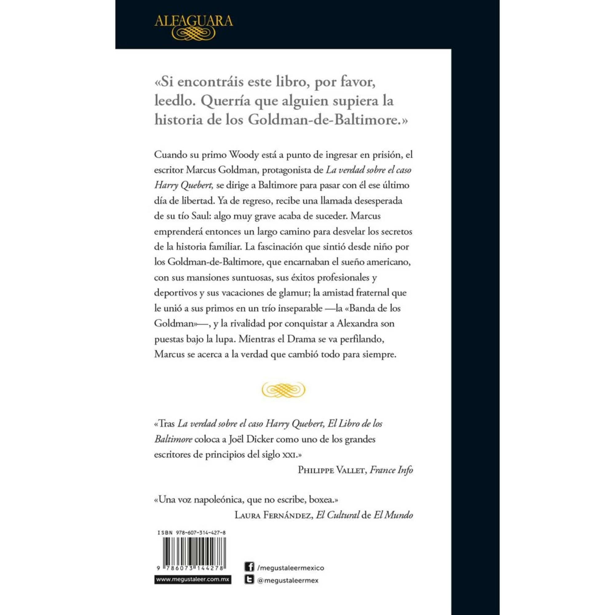 EL LIBRO DE LOS BALTIMORE — JOËL DICKER