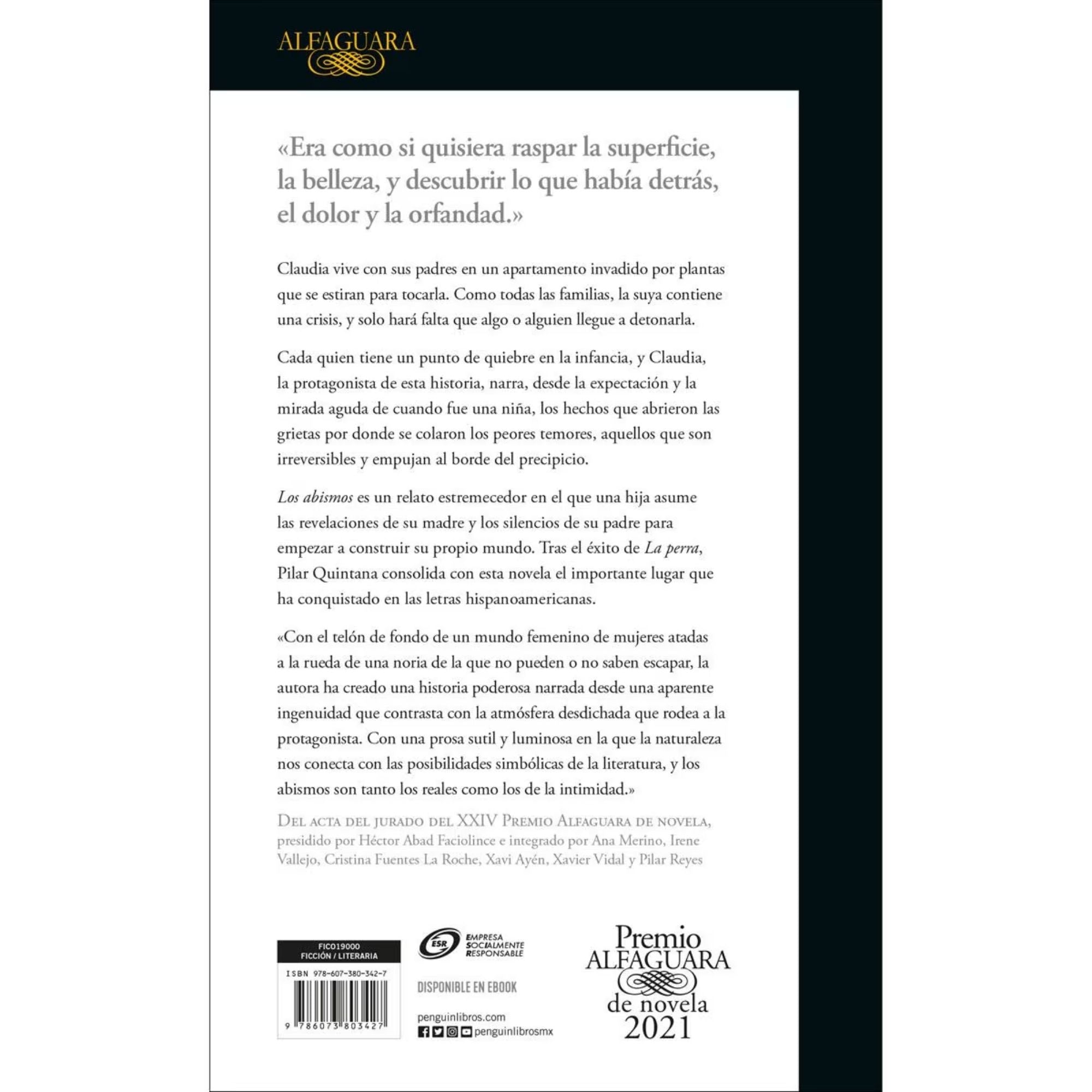 LOS ABISMOS — PILAR QUINTANA | PREMIO ALFAGUARA 2021