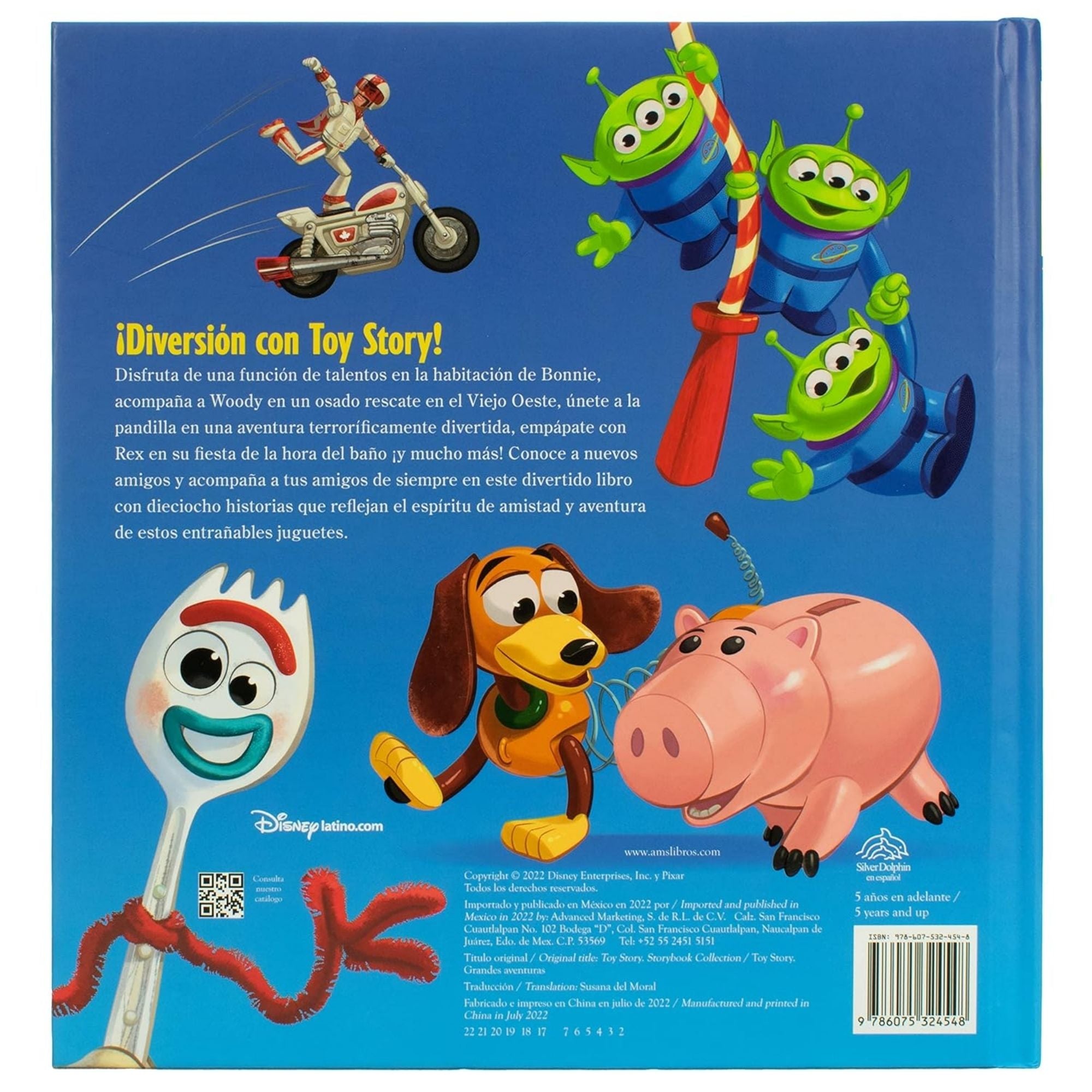 Libro Infantil. Tesoro de Cuentos Disney: Toy Story