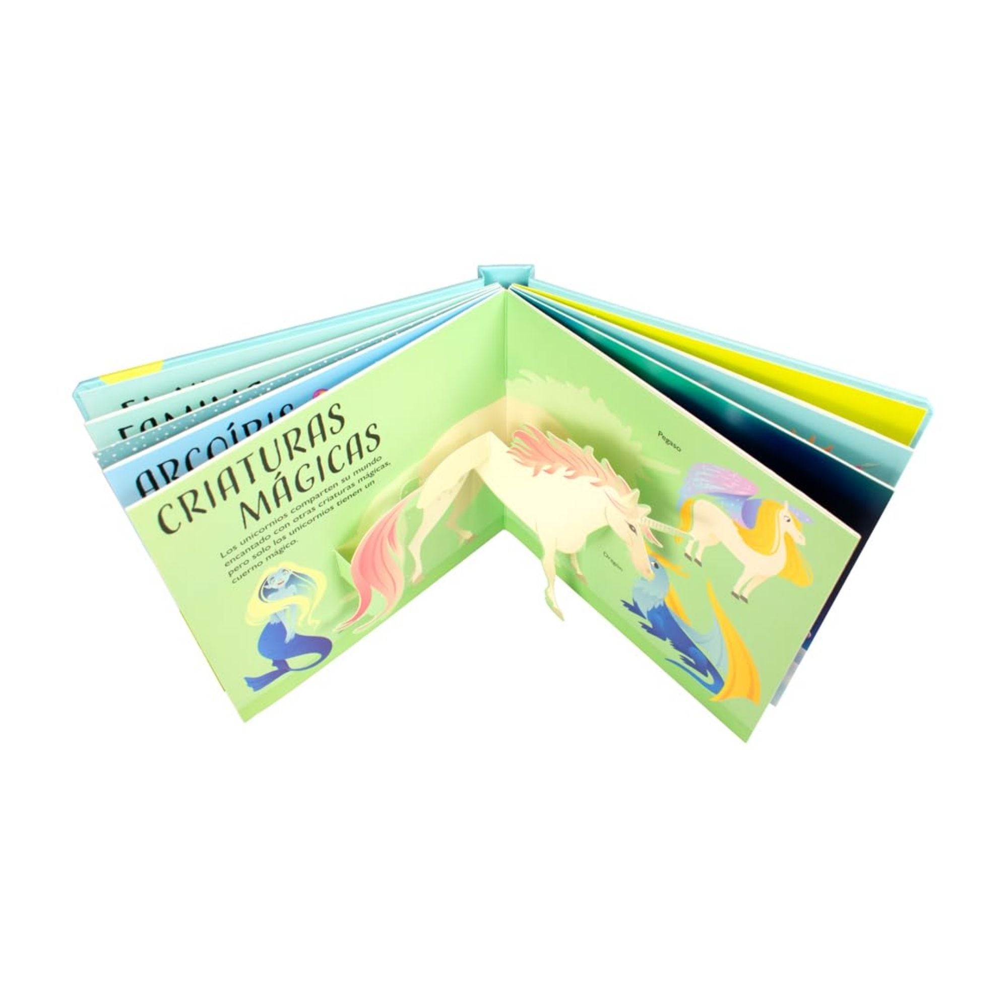Libro Infantil Pop Up. 8 Imágenes en 3D: Unicornios