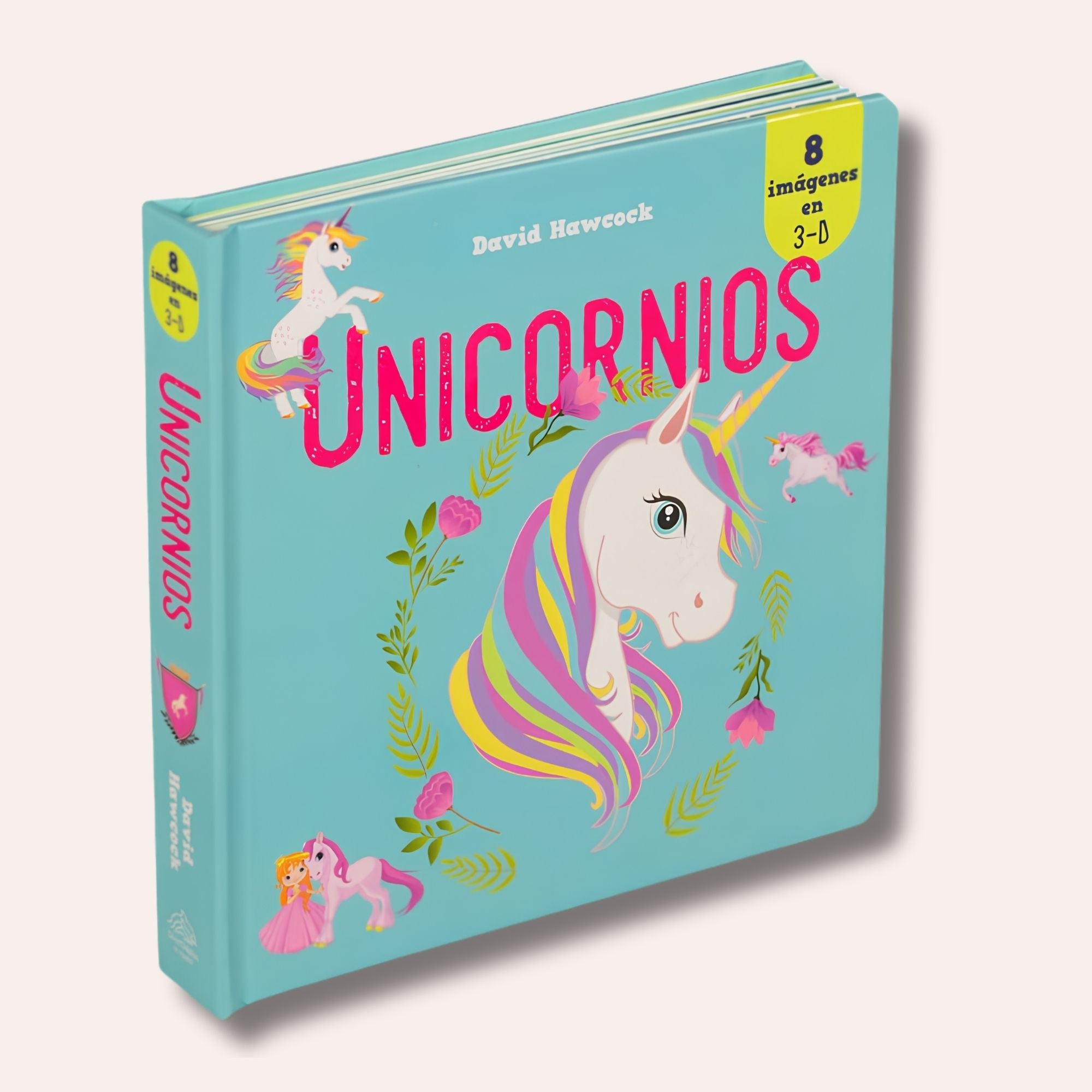 Libro Infantil Pop Up. 8 Imágenes en 3D: Unicornios